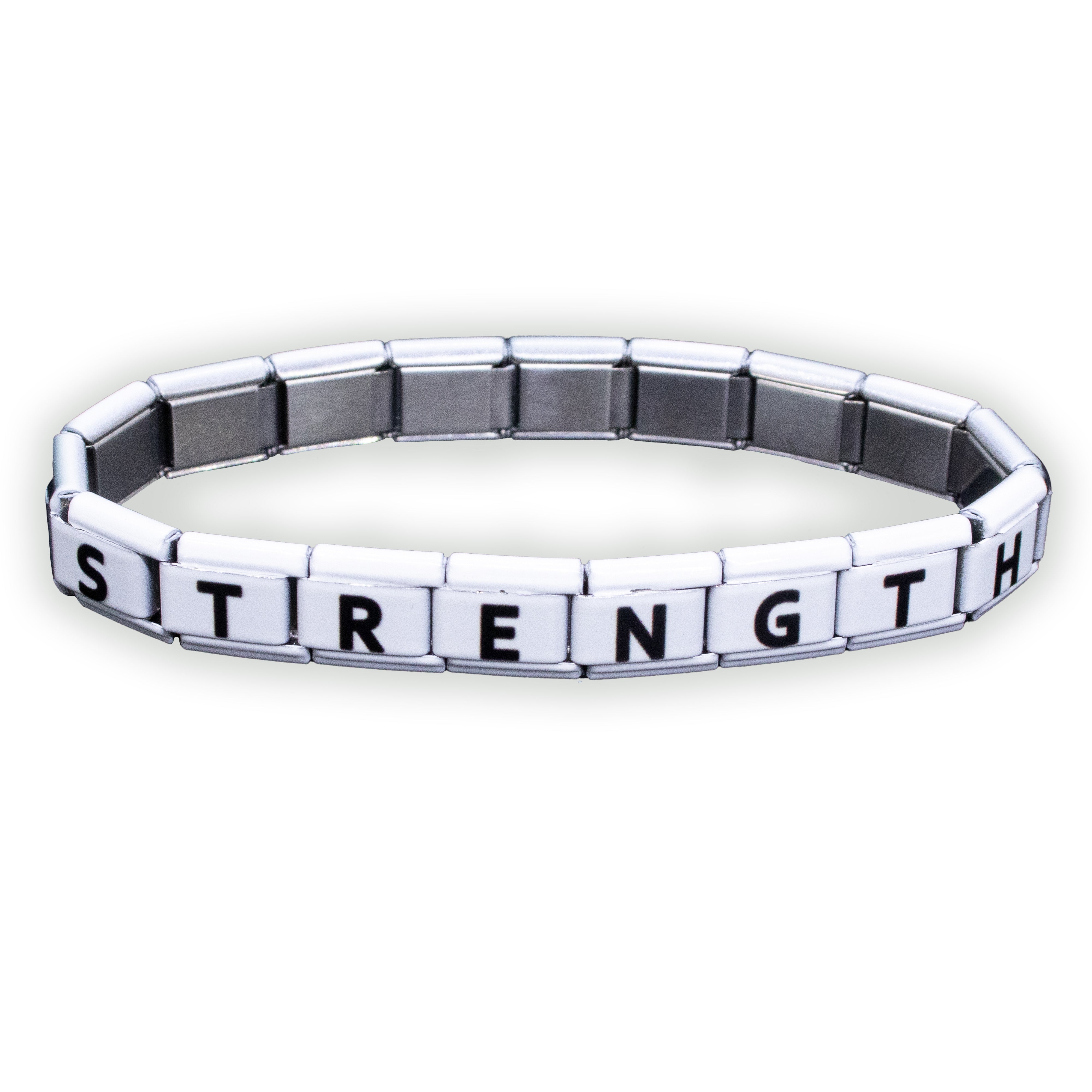 Charm Link Word Bracelet