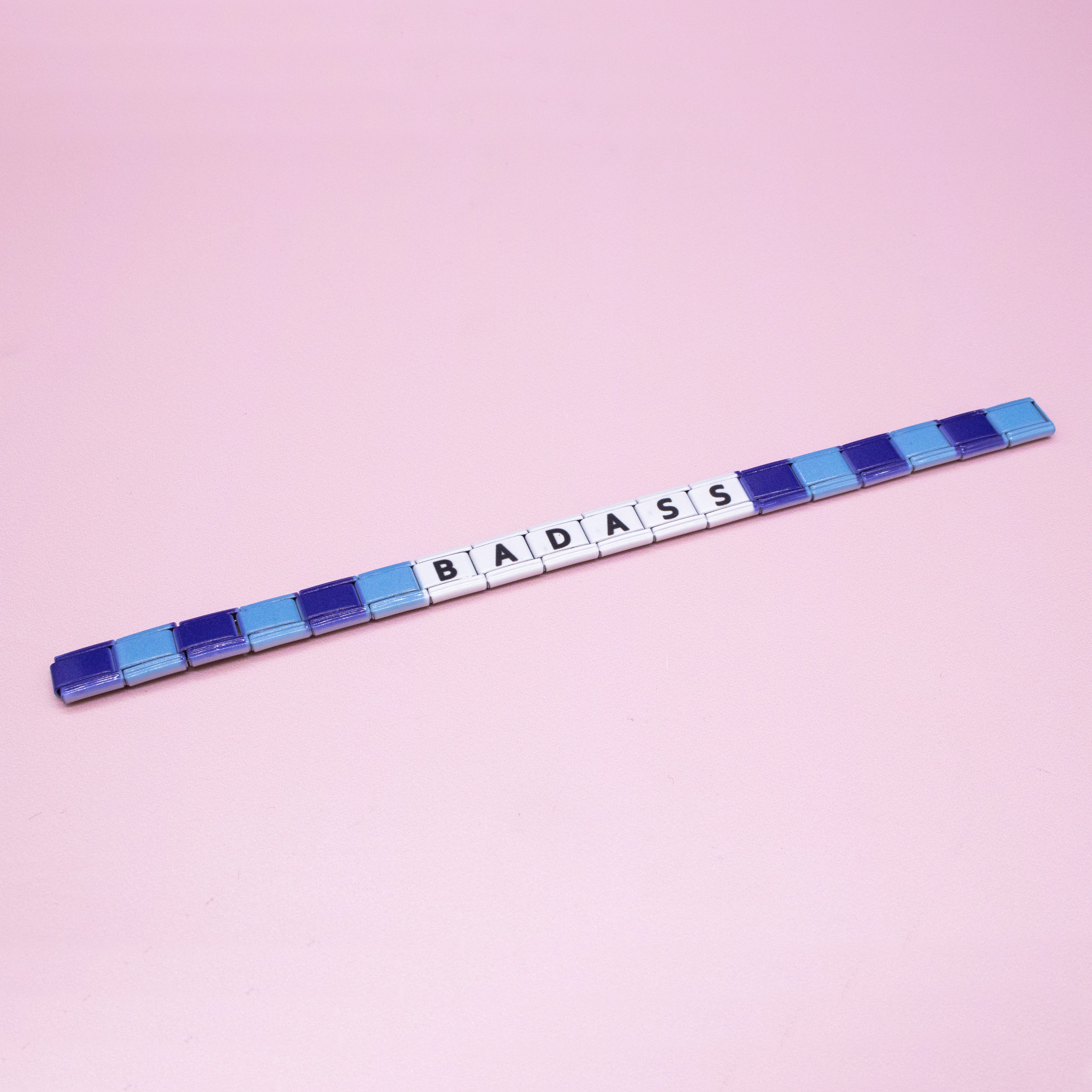Charm Link Word Bracelet