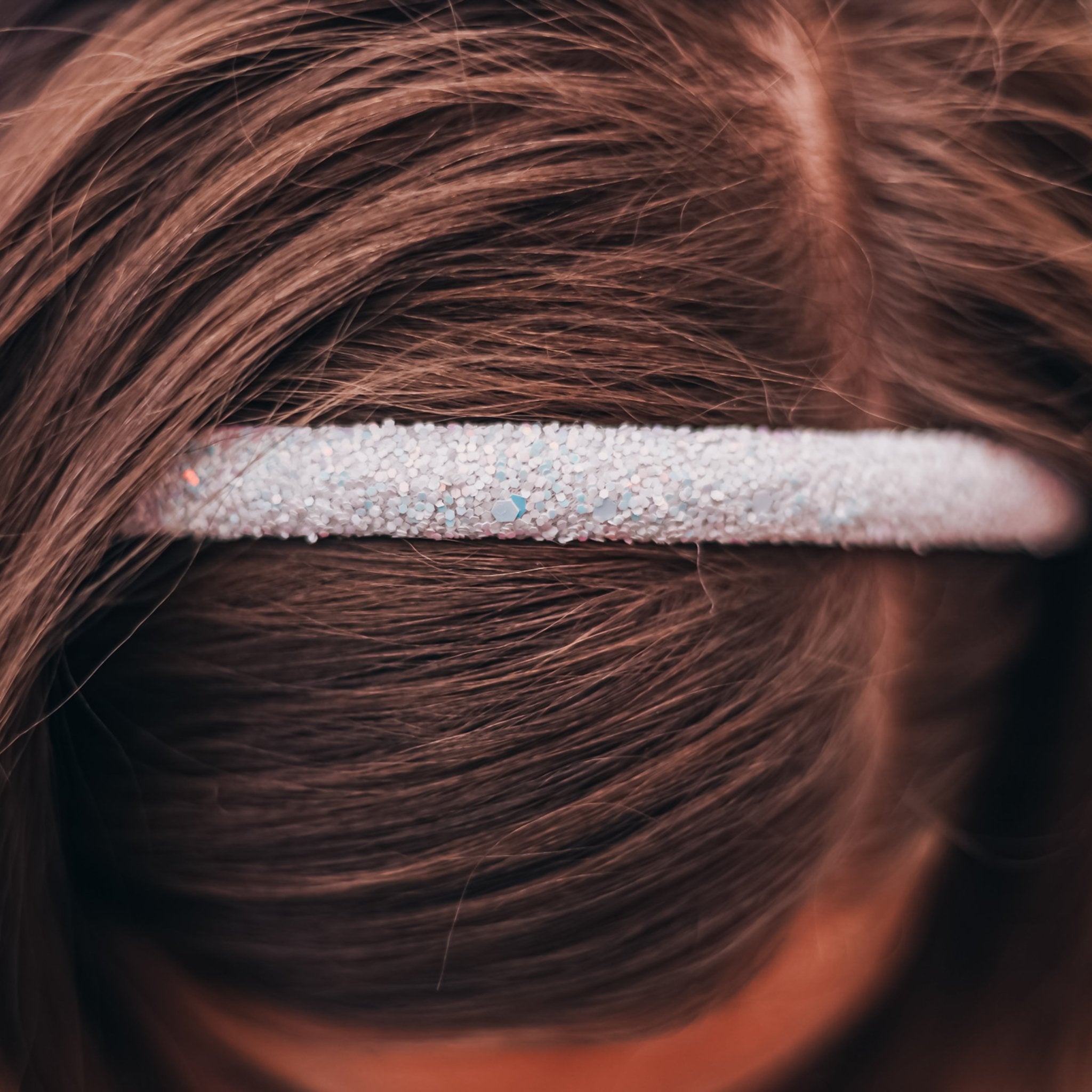 6 Non - Slip Glitter Headbands - FROG SAC