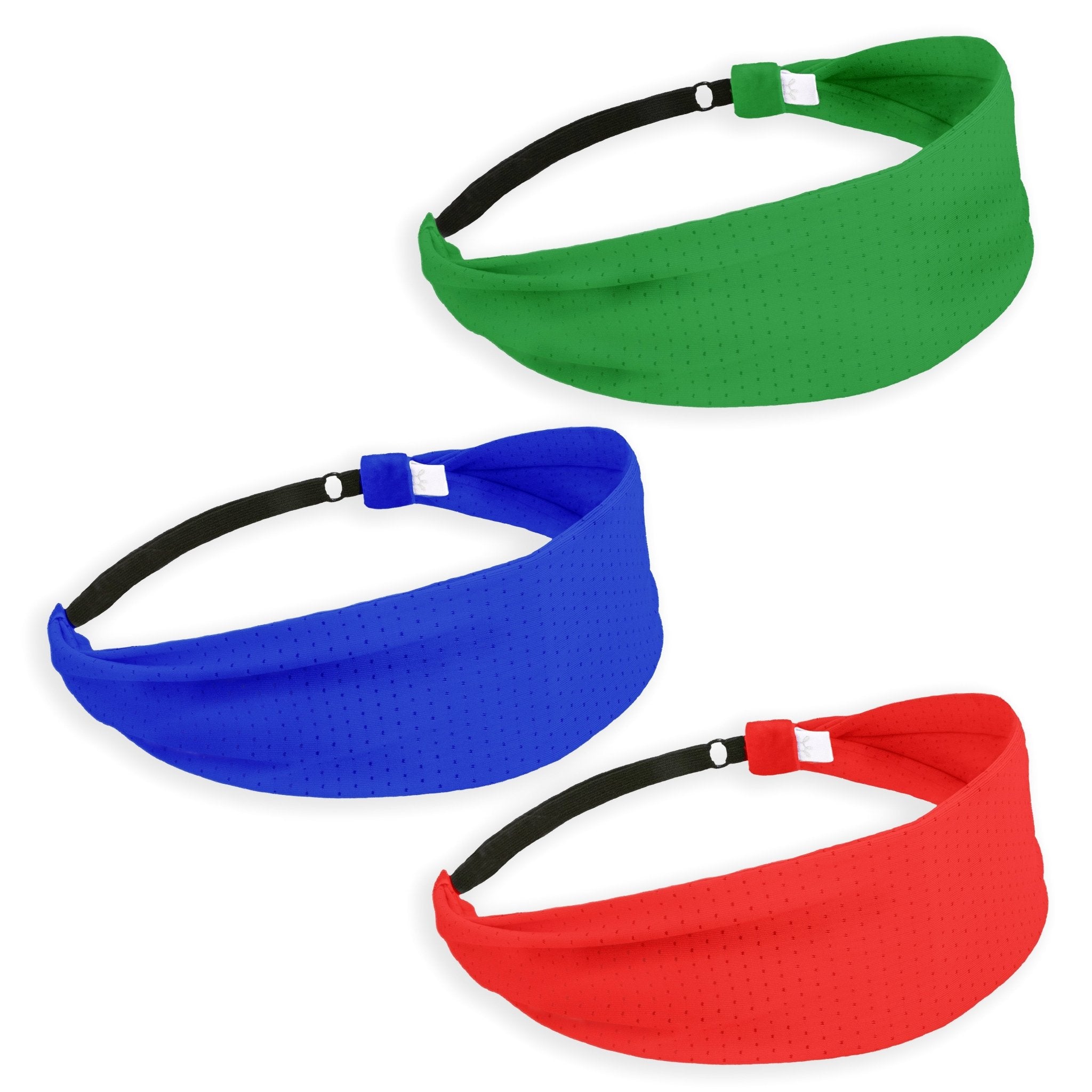 Adjustable No Slip Mesh Sport Headbands - 3 Pack - FROG SAC