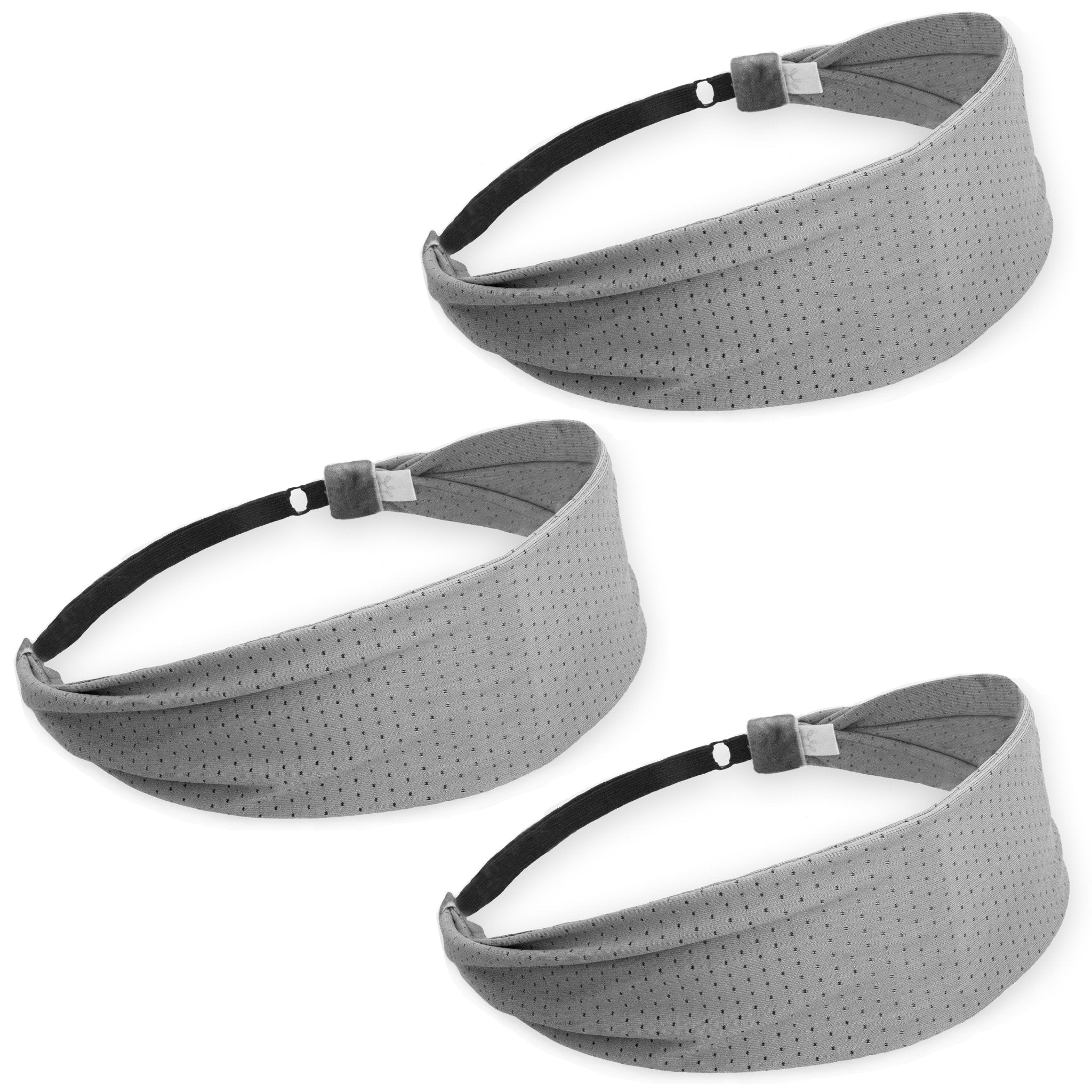 Adjustable No Slip Mesh Sport Headbands - 3 Pack - FROG SAC