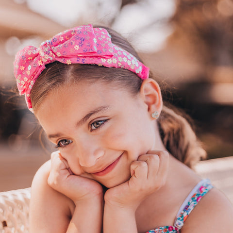 Big Bow Headband - Double Layer Sequin - FROG SAC