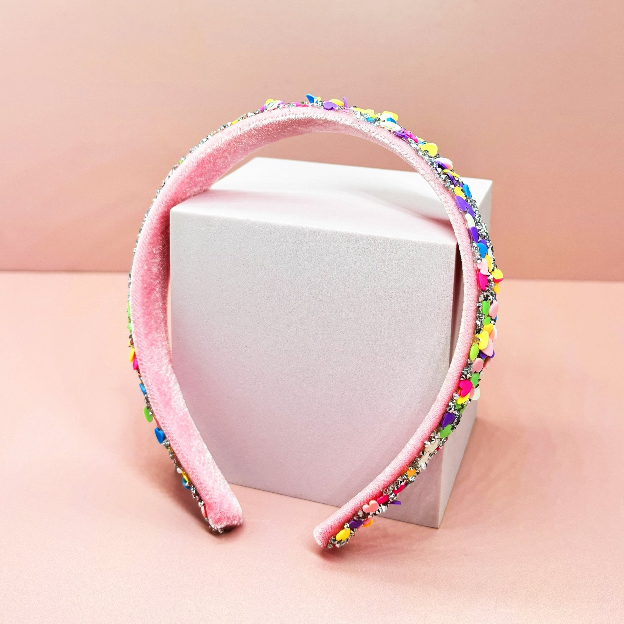 Candy Heart Headband - Confetti Hair Band - FROG SAC