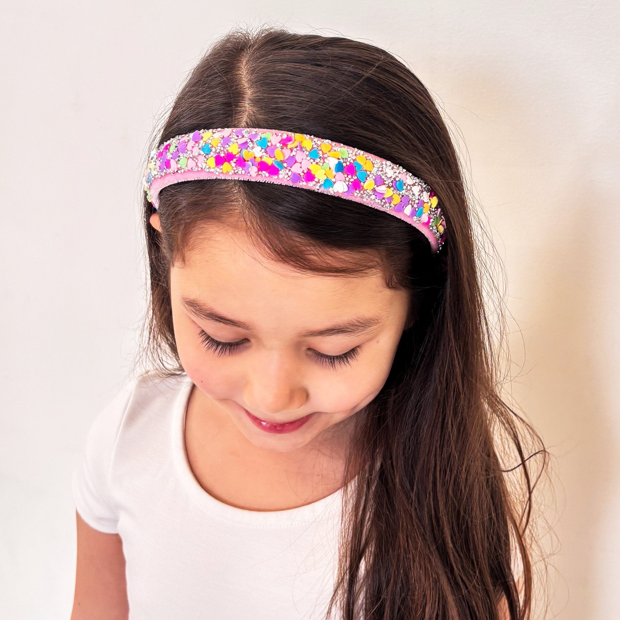 Candy Heart Headband - Confetti Hair Band - FROG SAC