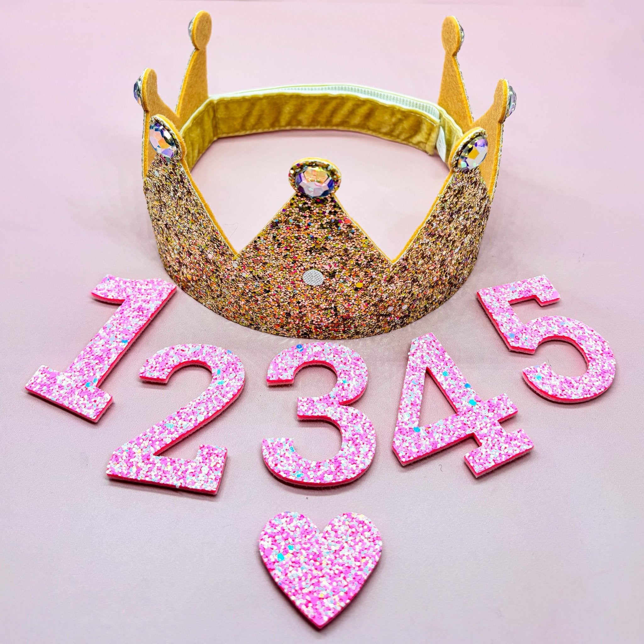 Interchangeable Happy Birthday Crown (1-5 Years) - FROG SAC