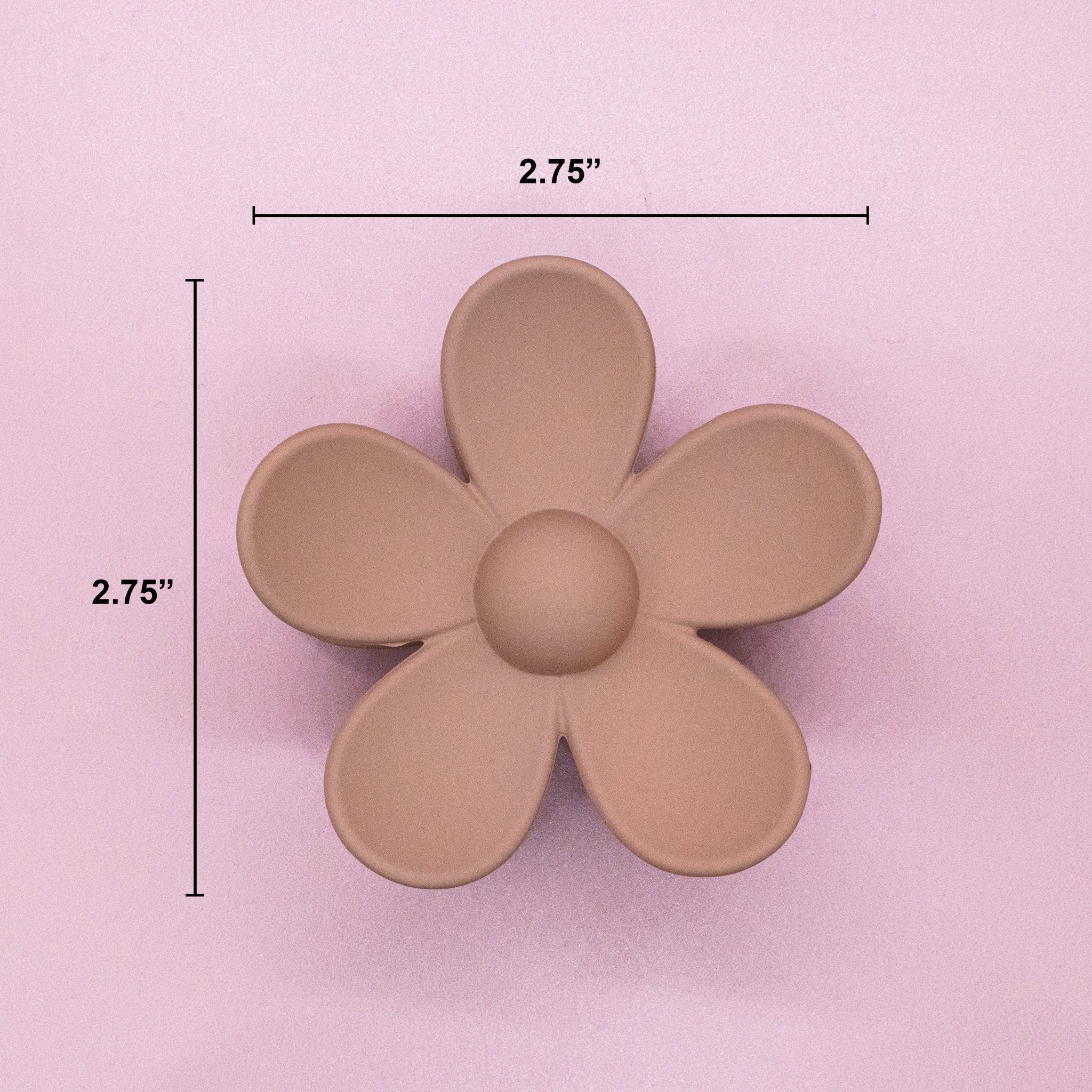 Matte Hair Claw Clip - Large Daisy Flower - FROG SAC