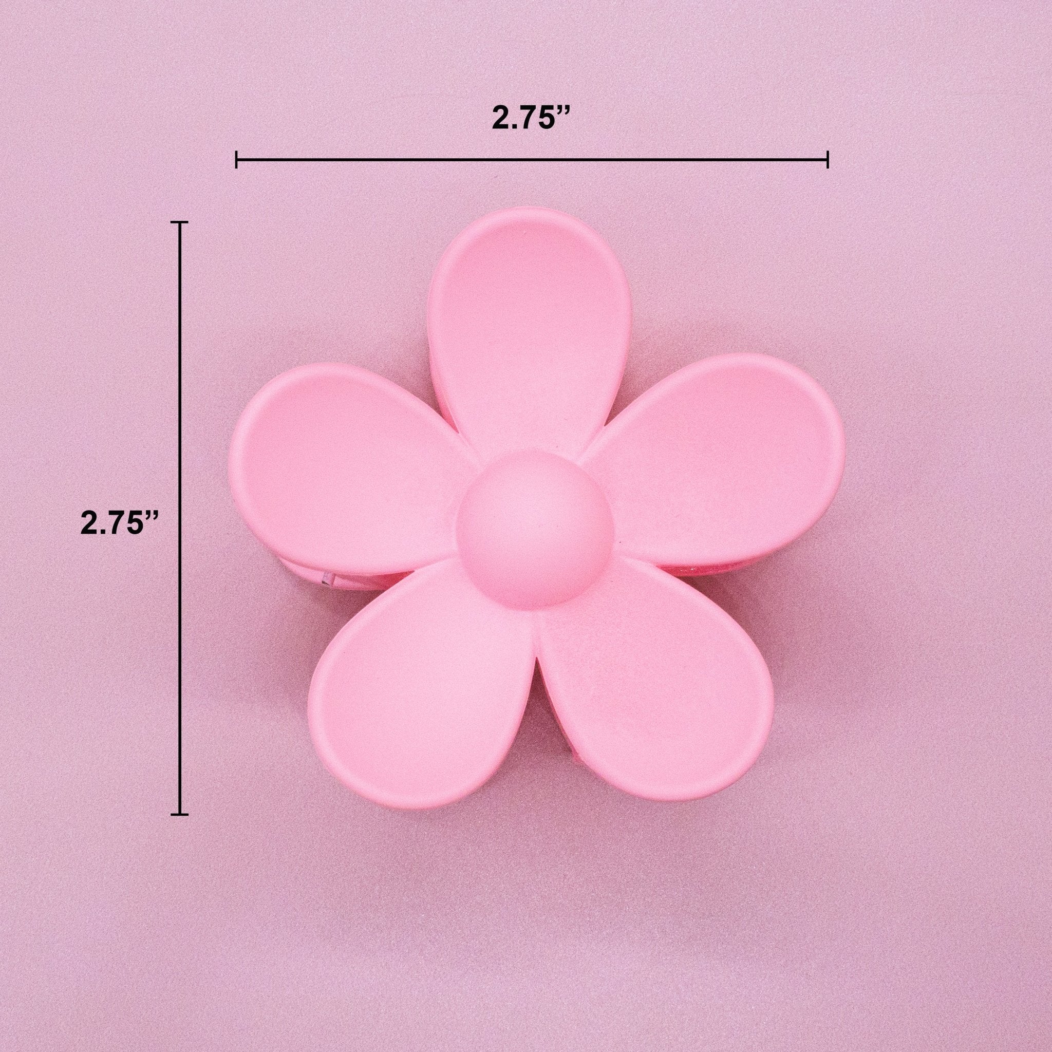 Matte Hair Claw Clip - Large Daisy Flower - FROG SAC