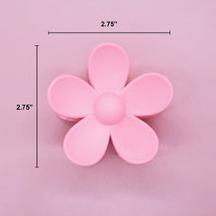 Matte Hair Claw Clip - Large Daisy Flower - FROG SAC
