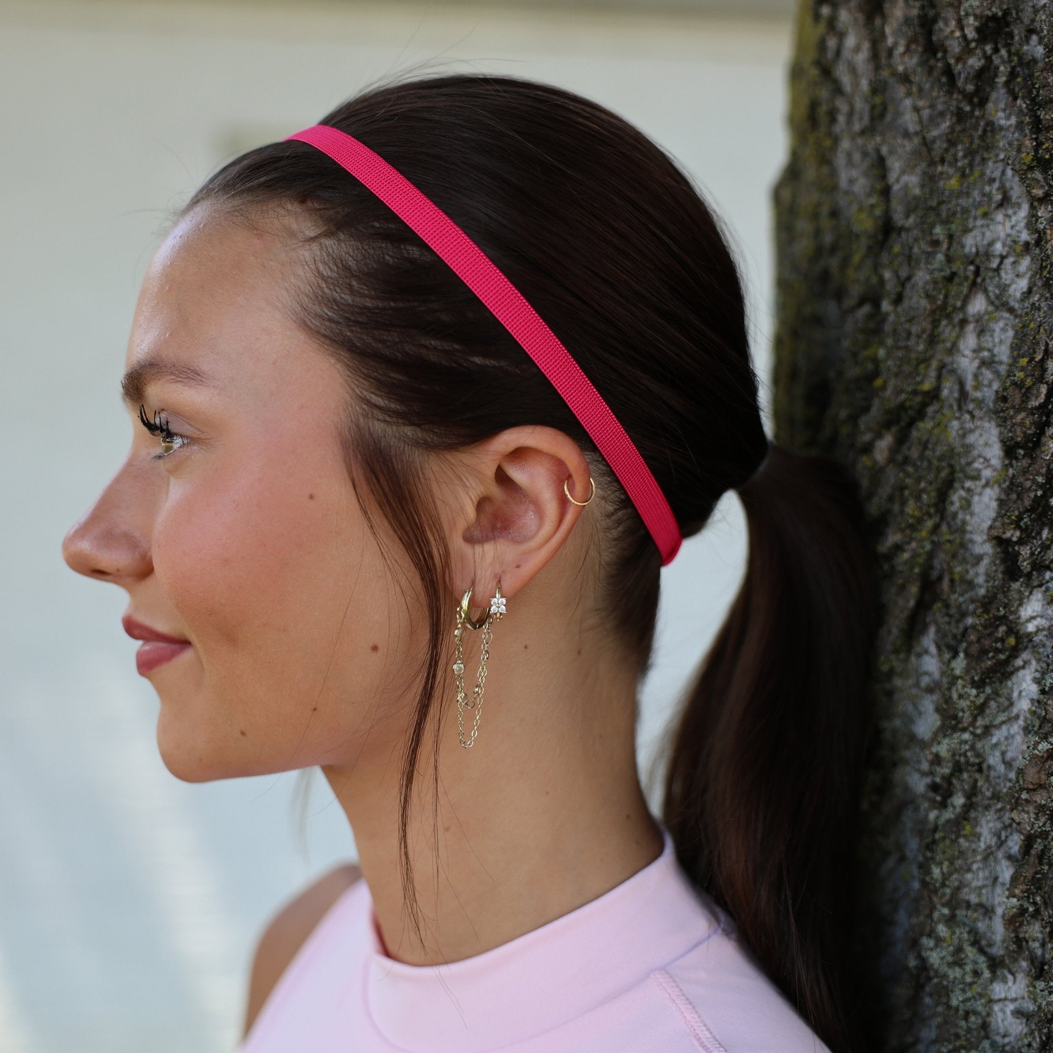 No Slip Elastic Tie Dye Sports Headbands - 5 Pack - FROG SAC