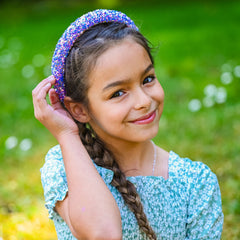 Padded Sparkly Headband - Chunky Sequin Hair Band - FROG SAC