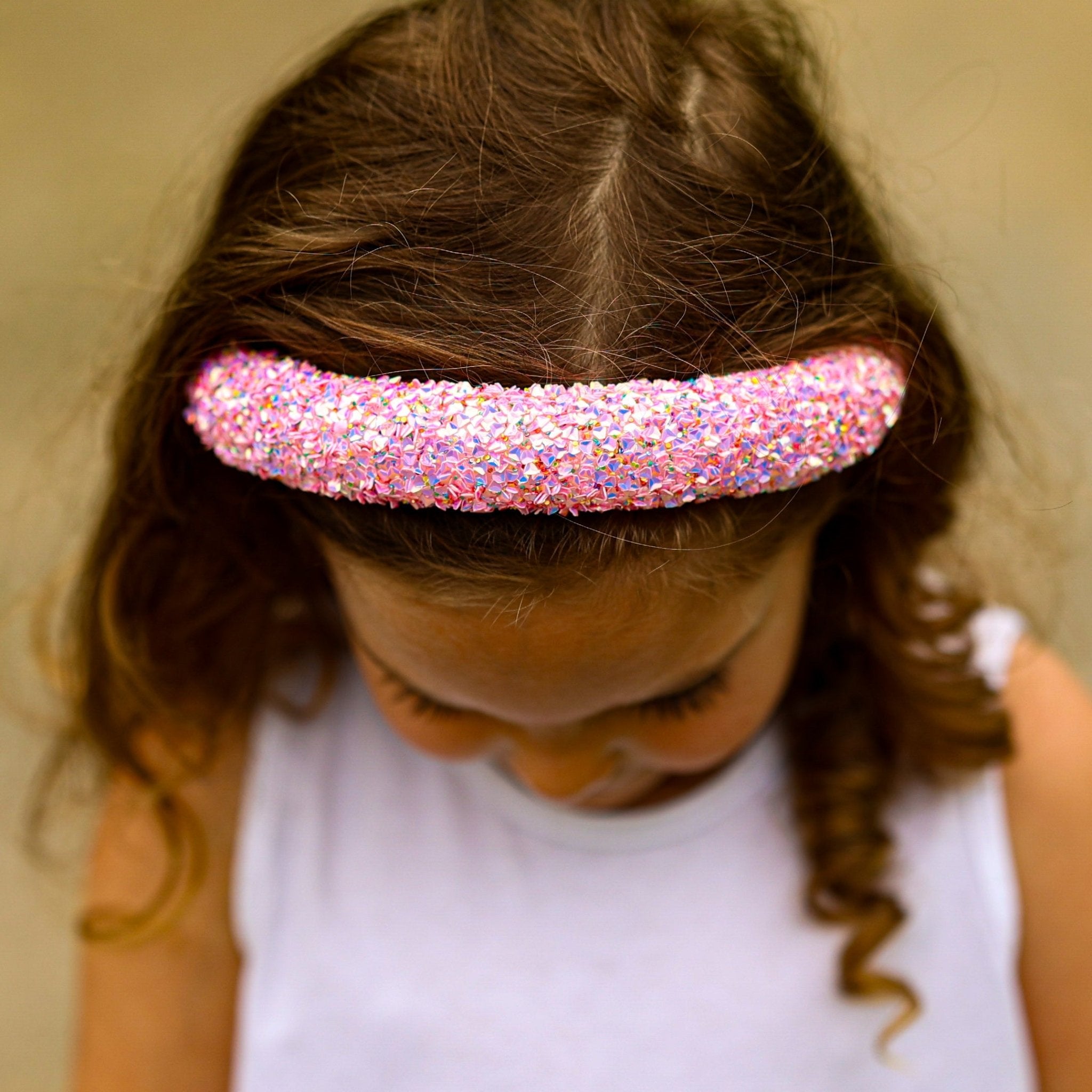 Padded Sparkly Headband - Chunky Sequin Hair Band - FROG SAC