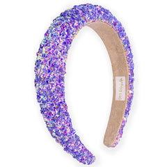 Padded Sparkly Headband - Chunky Sequin Hair Band - FROG SAC