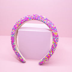 Padded Sprinkles Headband - Confetti Hair Band - FROG SAC