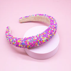 Padded Sprinkles Headband - Confetti Hair Band - FROG SAC