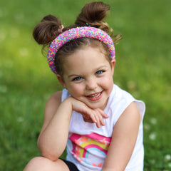 Padded Sprinkles Headband - Confetti Hair Band - FROG SAC