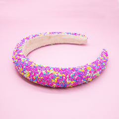 Padded Sprinkles Headband - Confetti Hair Band - FROG SAC