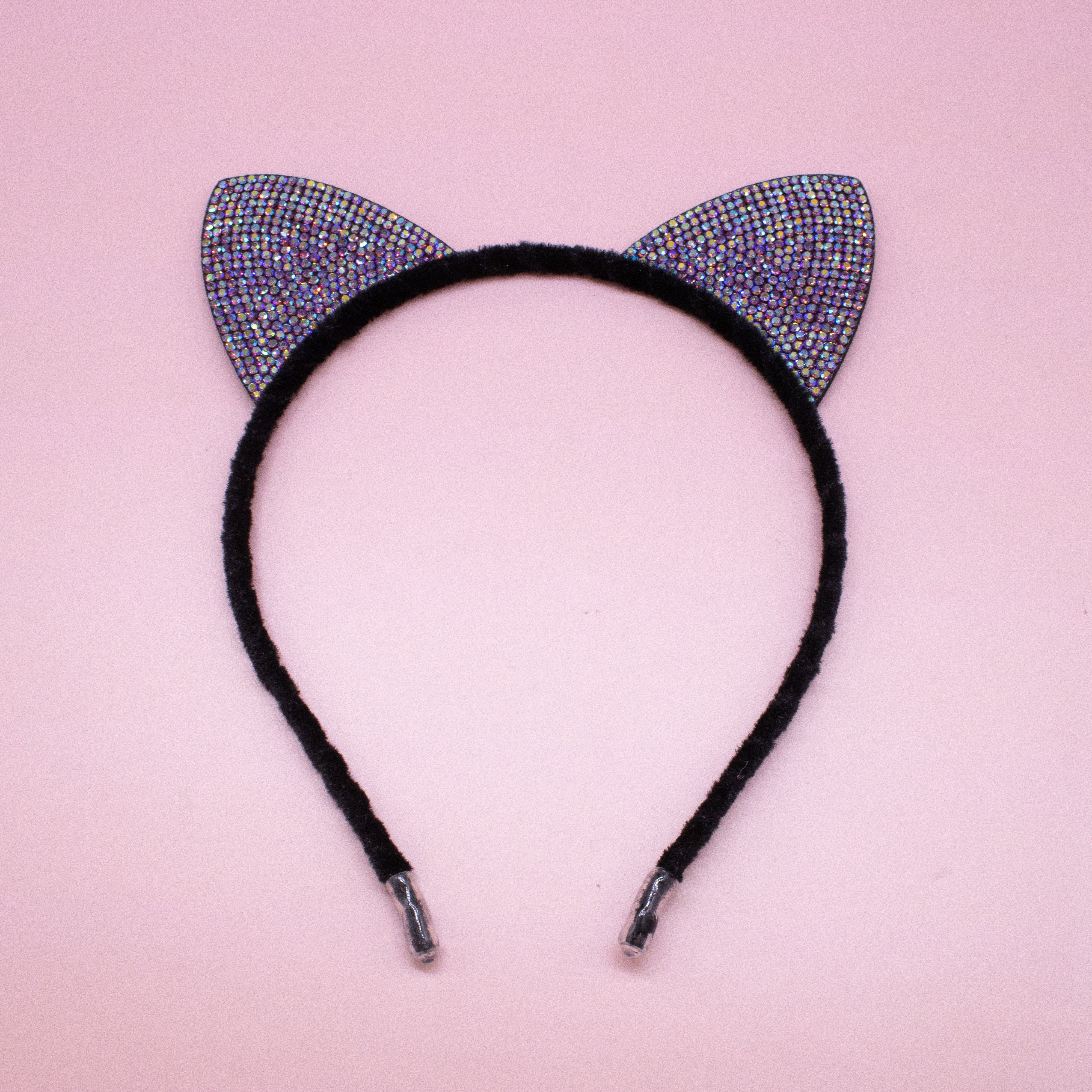 Cat Ears Headband - Dual Sided Rhinestone