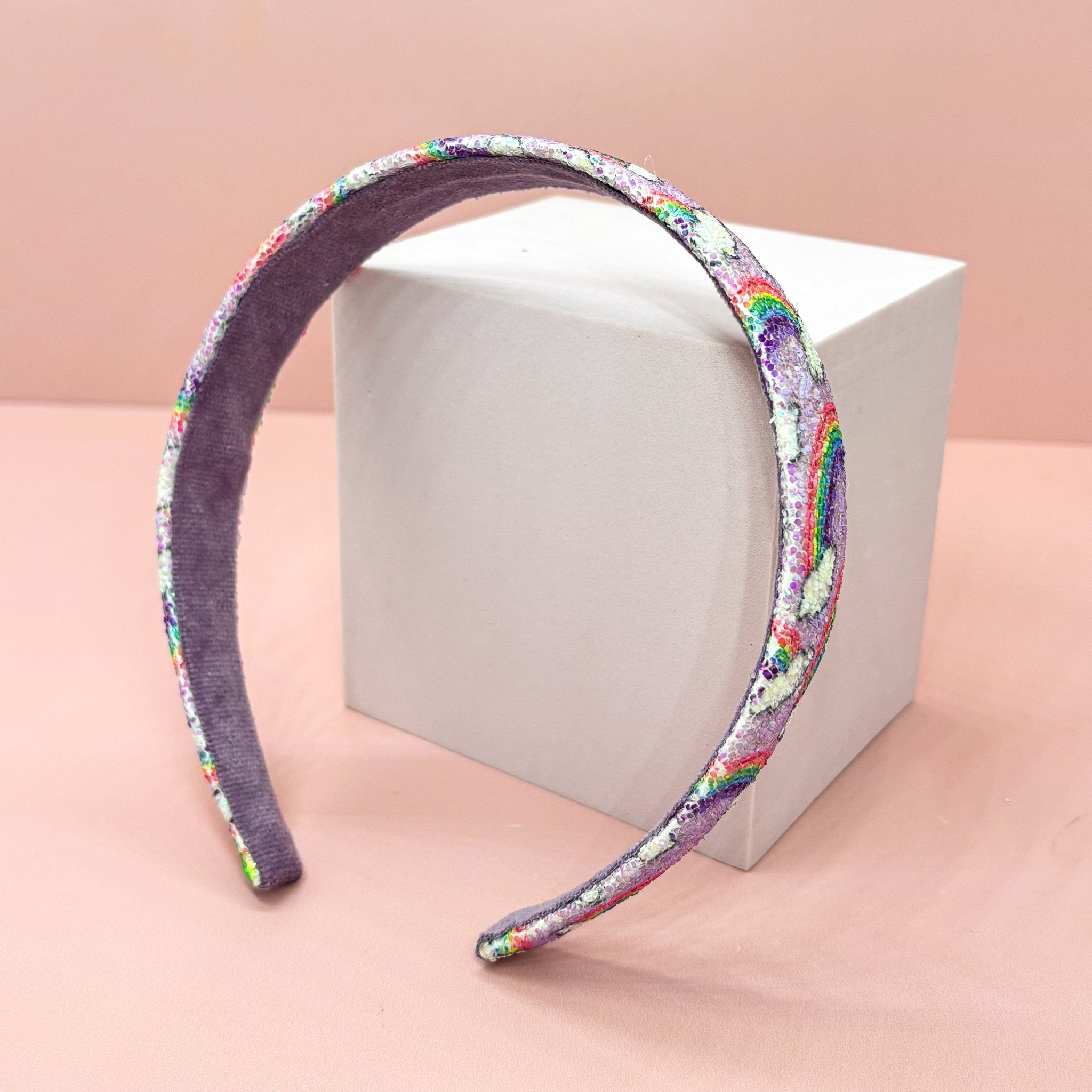 Rainbow Glitter Headband - FROG SAC