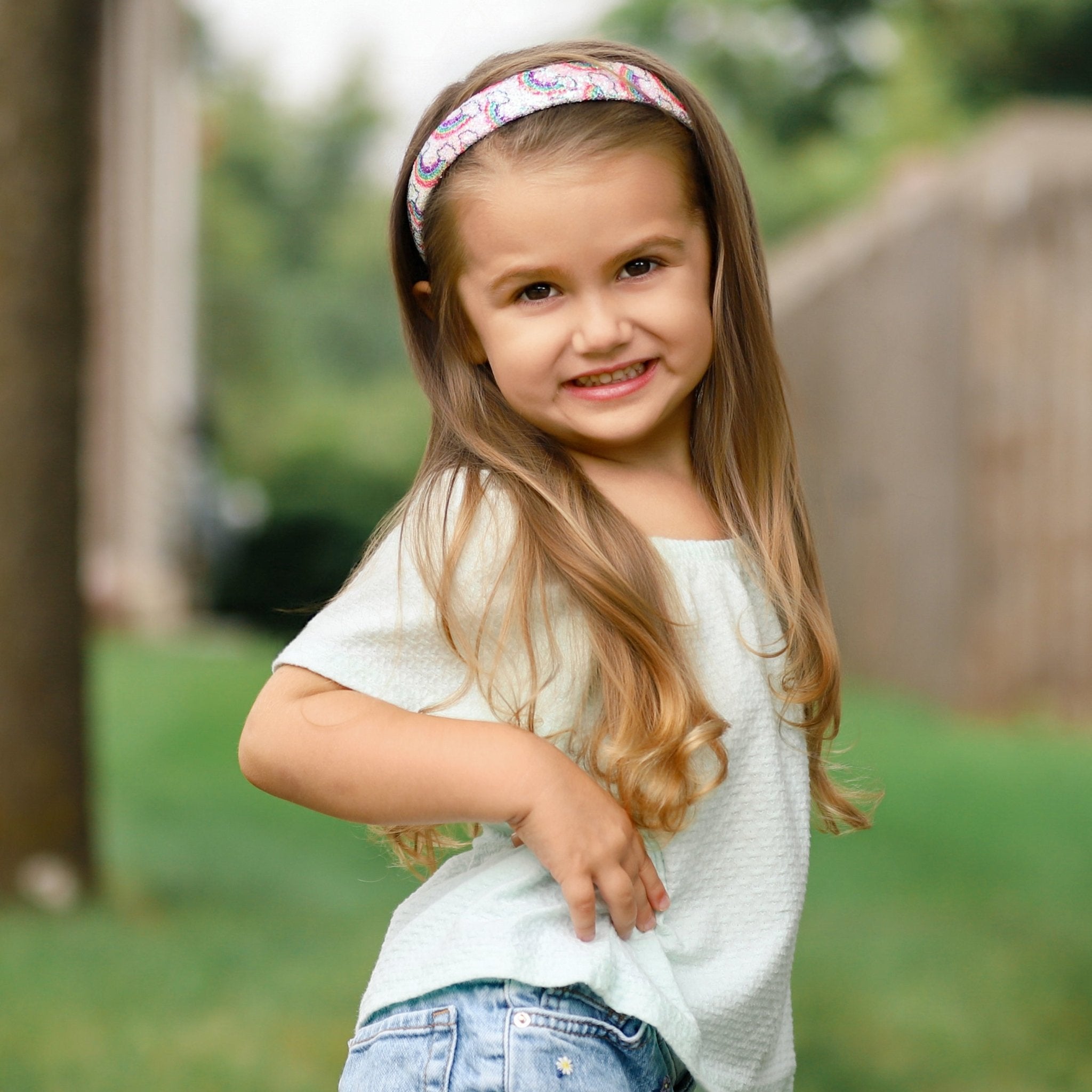Rainbow Glitter Headband - FROG SAC