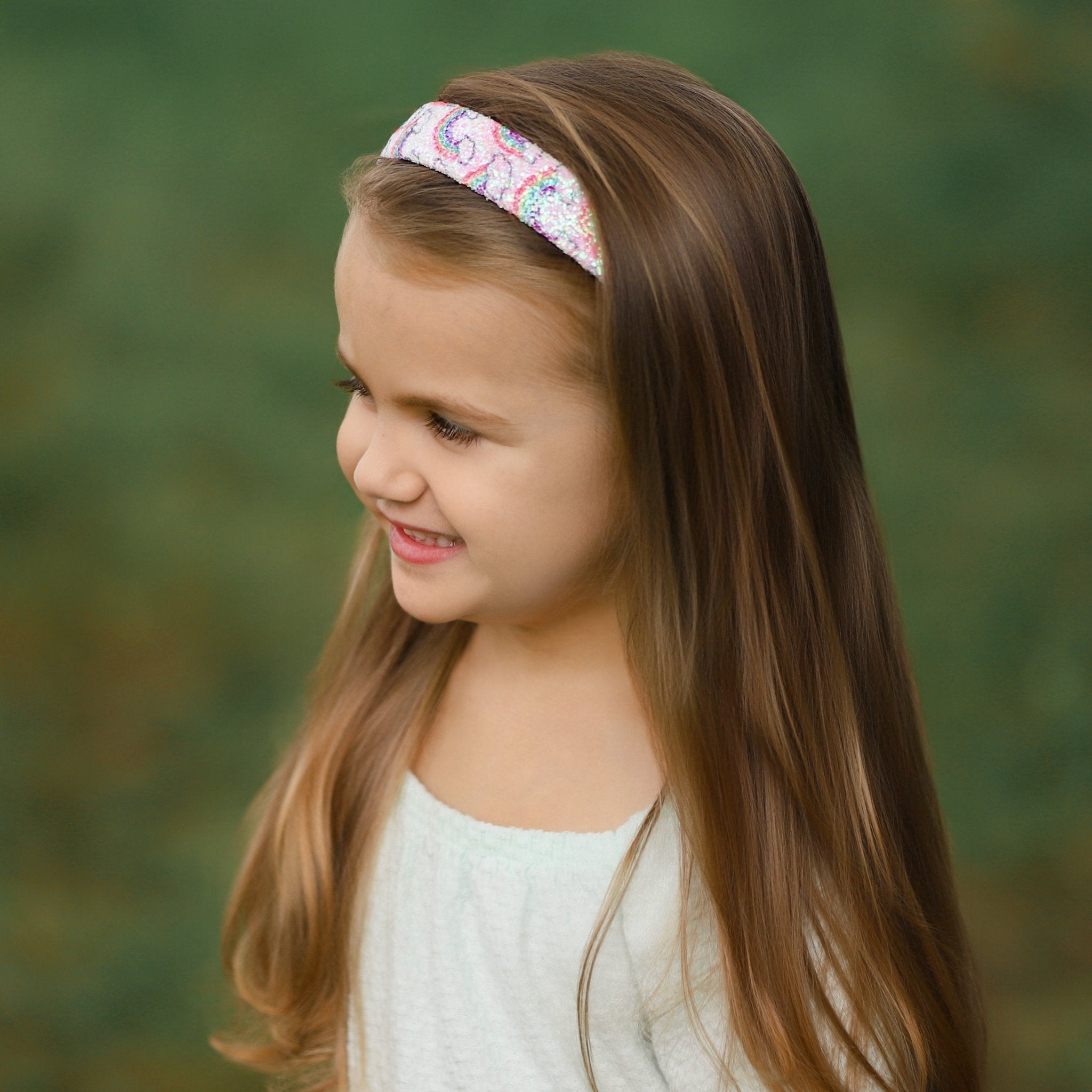 Rainbow Glitter Headband - FROG SAC