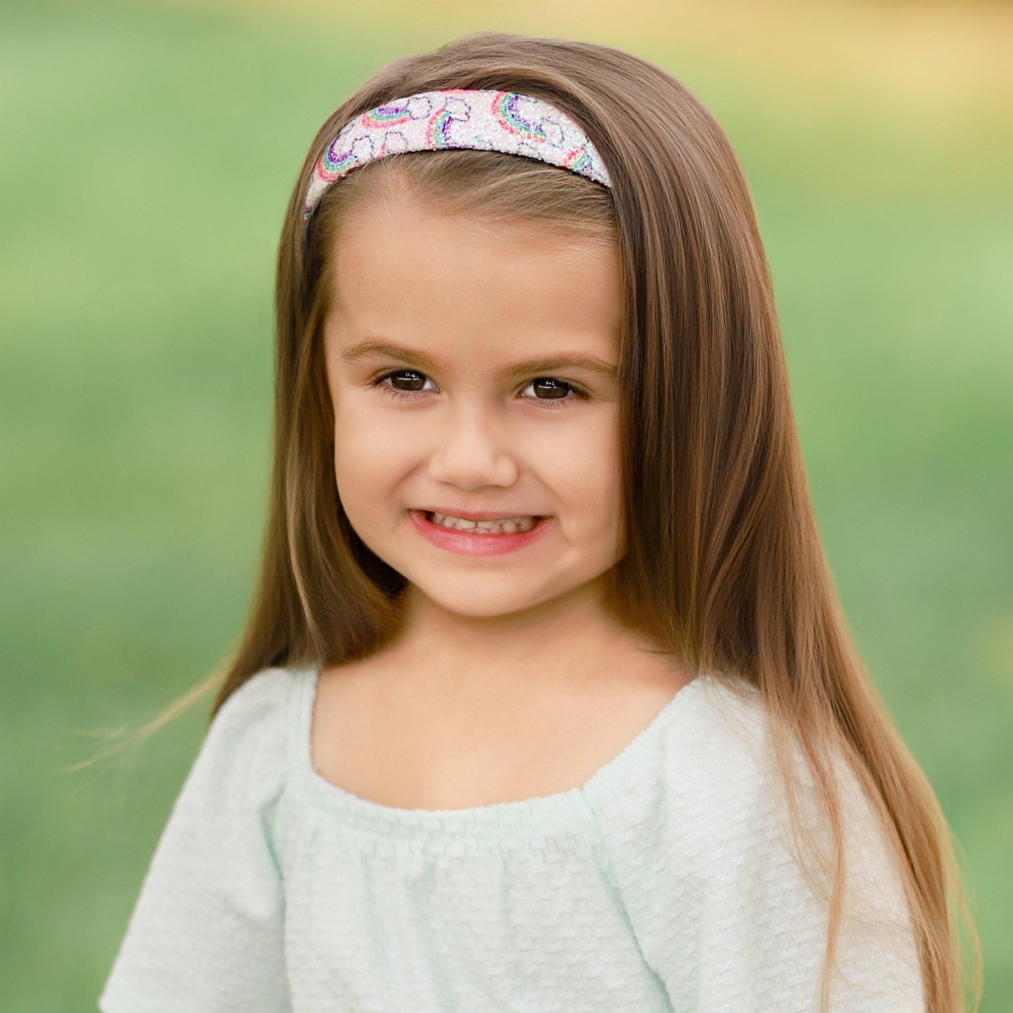 Rainbow Glitter Headband - FROG SAC