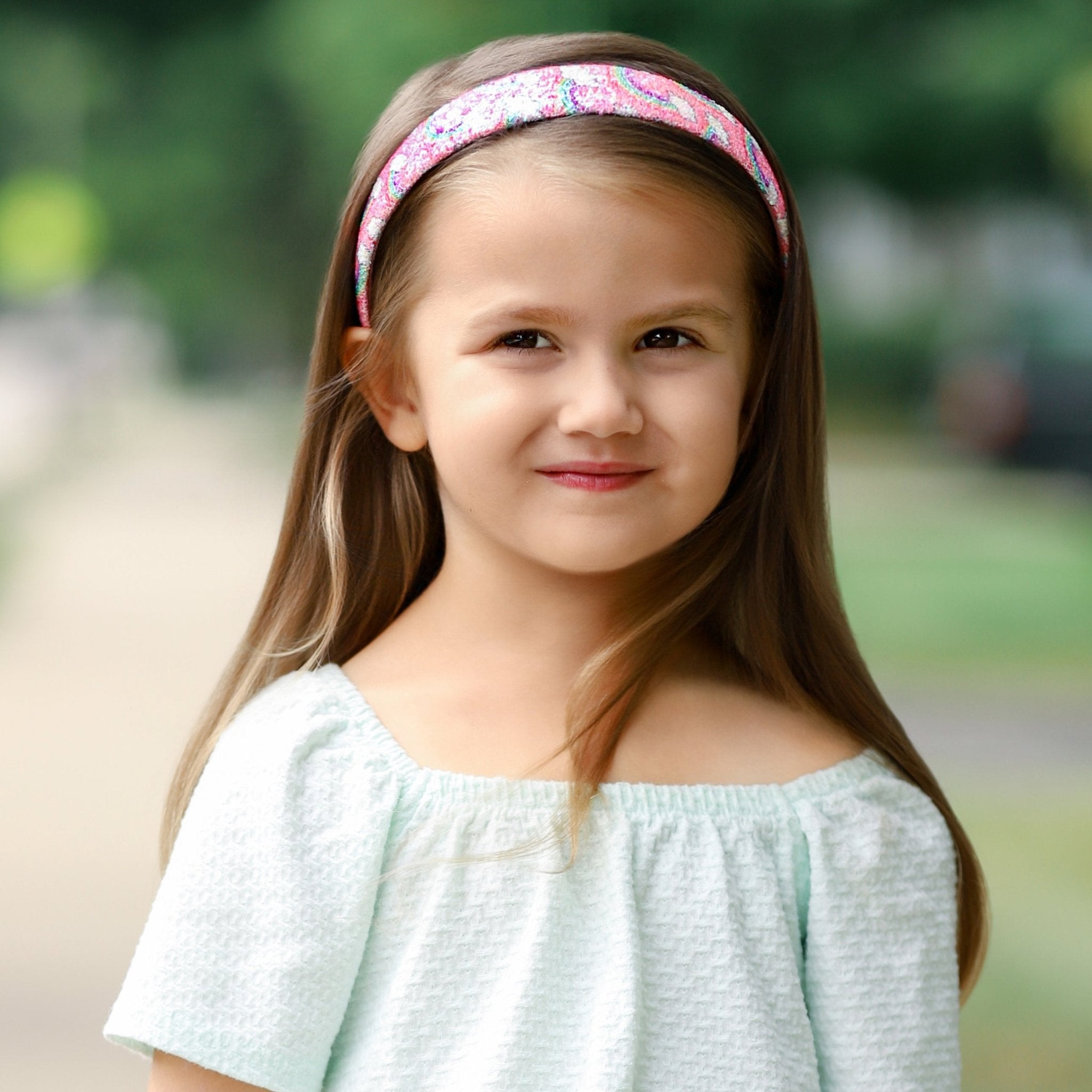 Rainbow Glitter Headband - FROG SAC