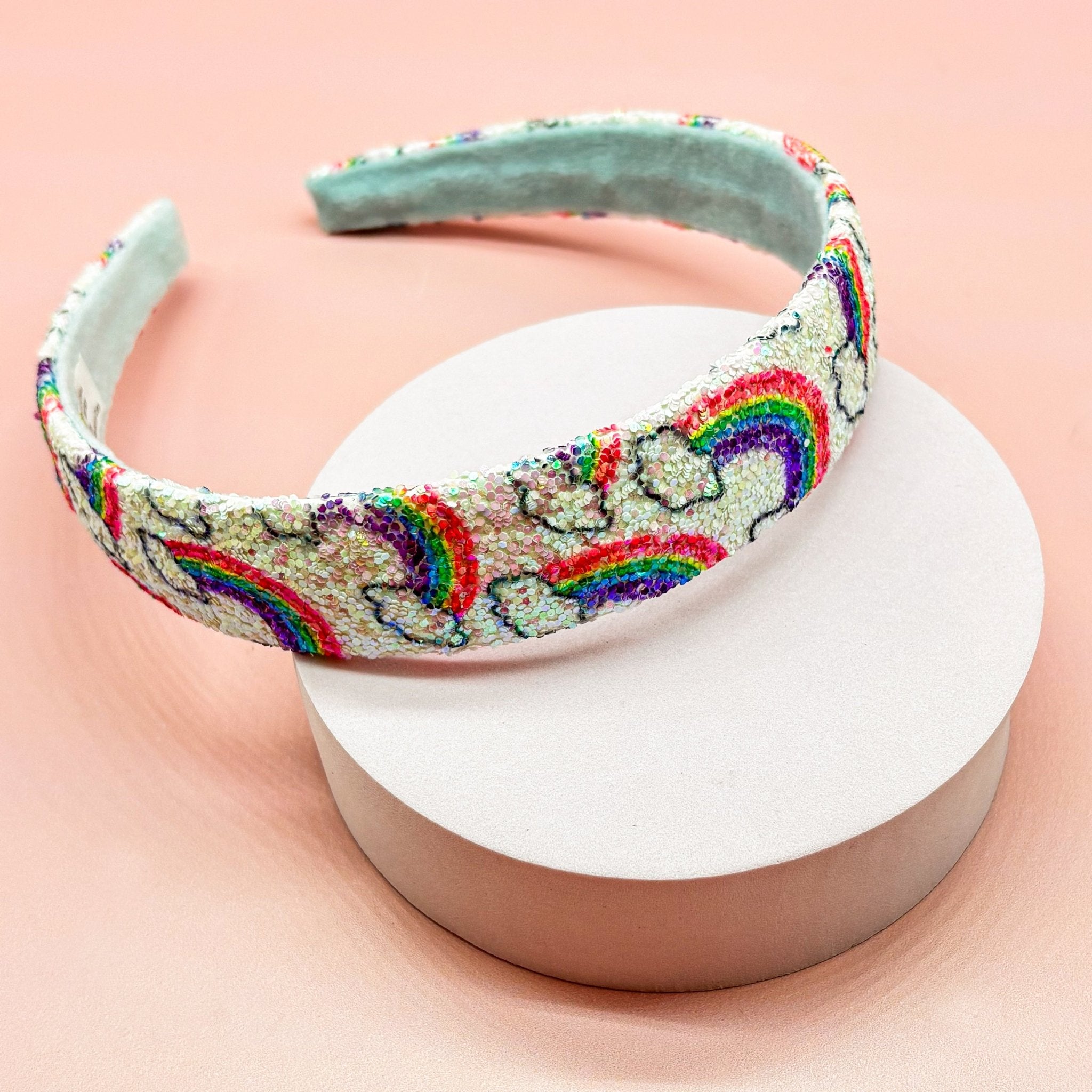 Rainbow Glitter Headband - FROG SAC