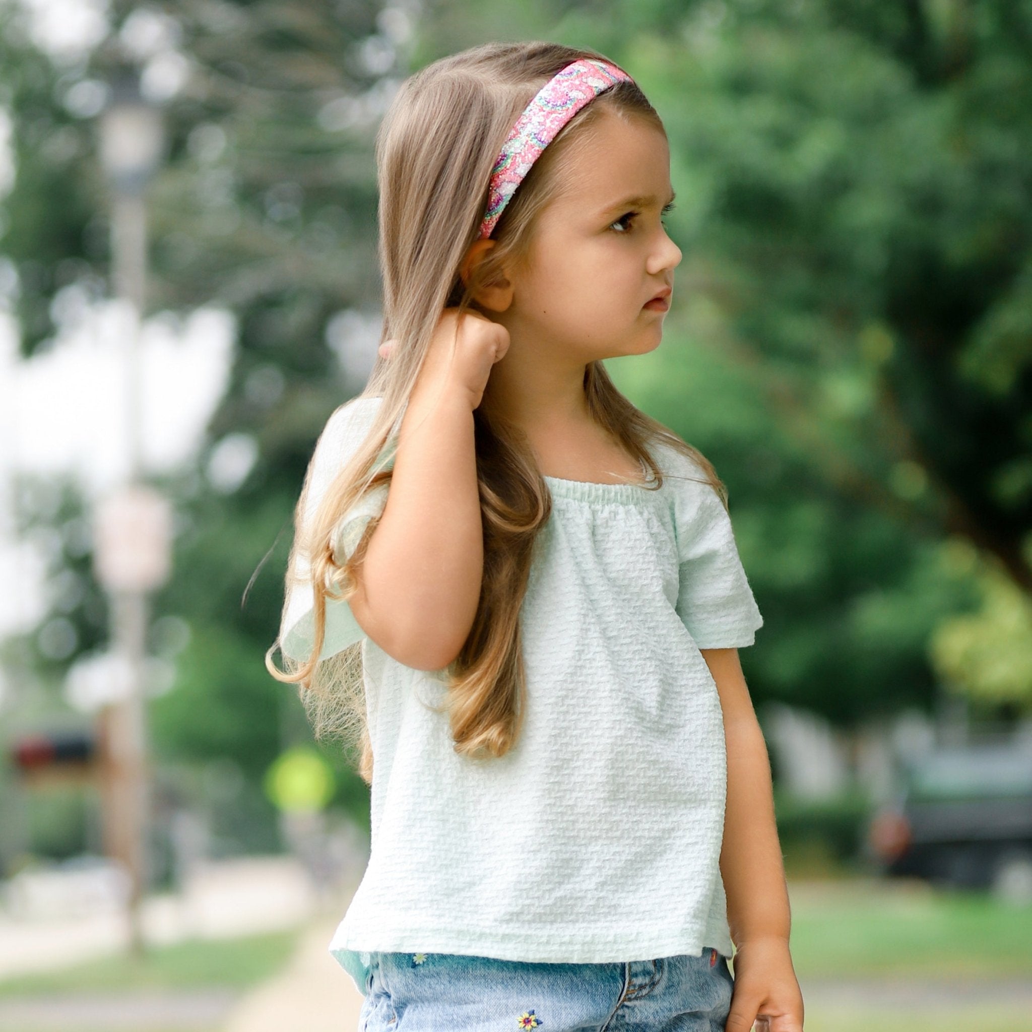 Rainbow Glitter Headband - FROG SAC