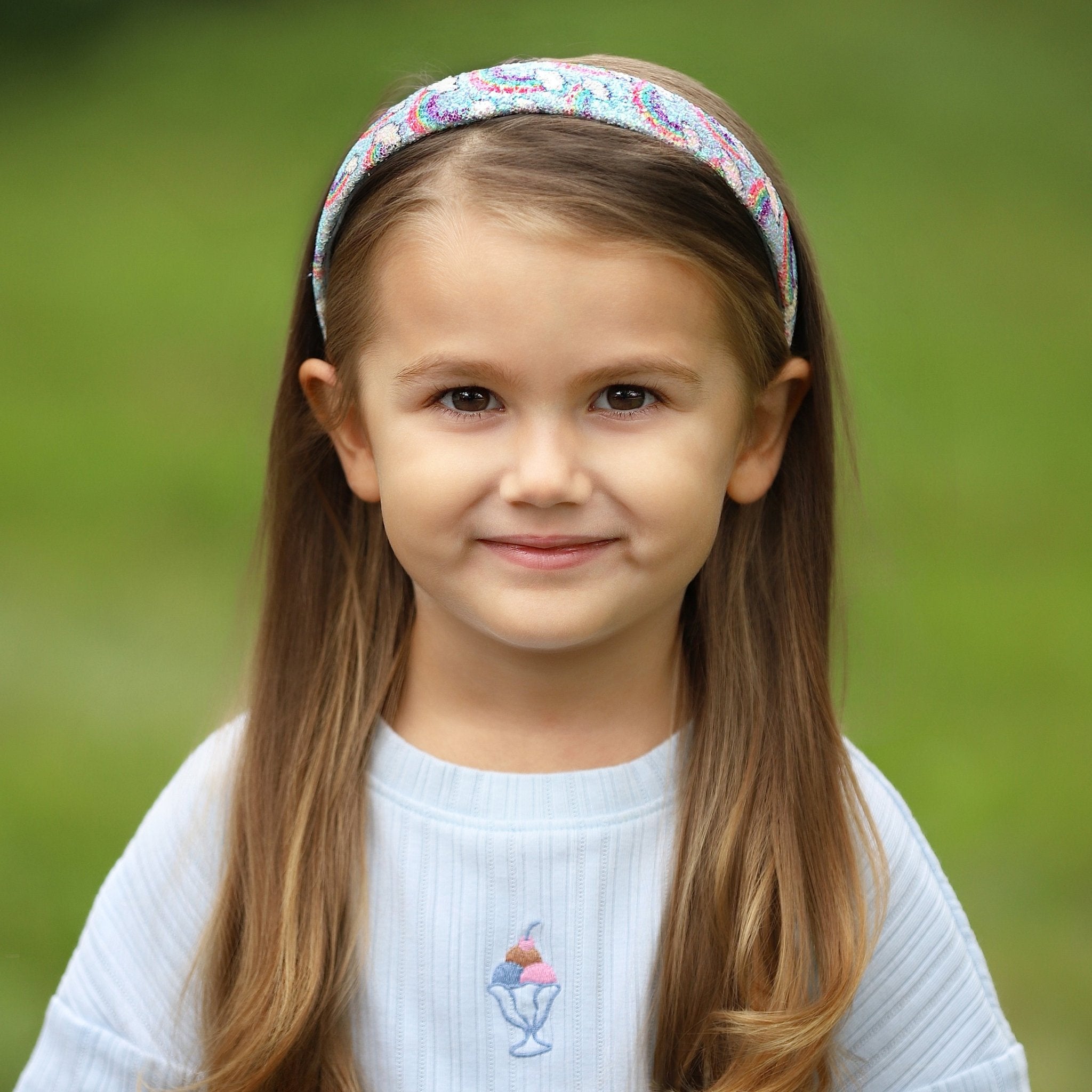Rainbow Glitter Headband - FROG SAC