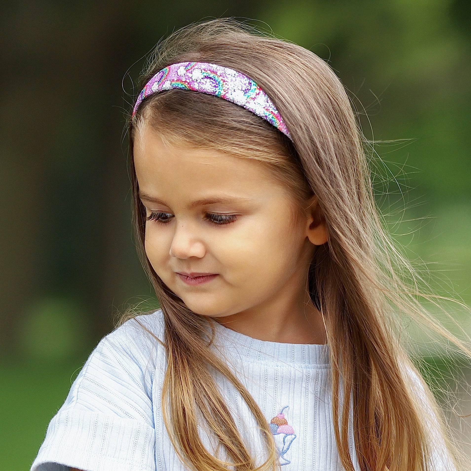 Rainbow Glitter Headband - FROG SAC