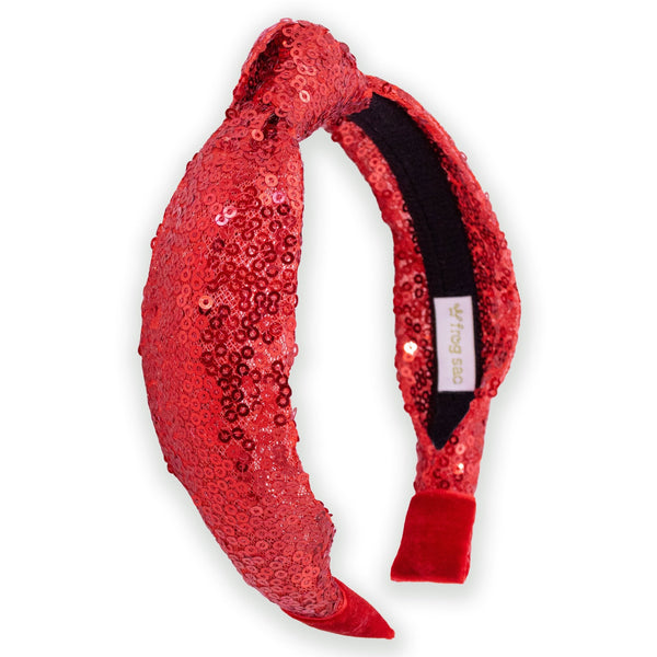 Sparkly Sequin Knot Headband display picture 1