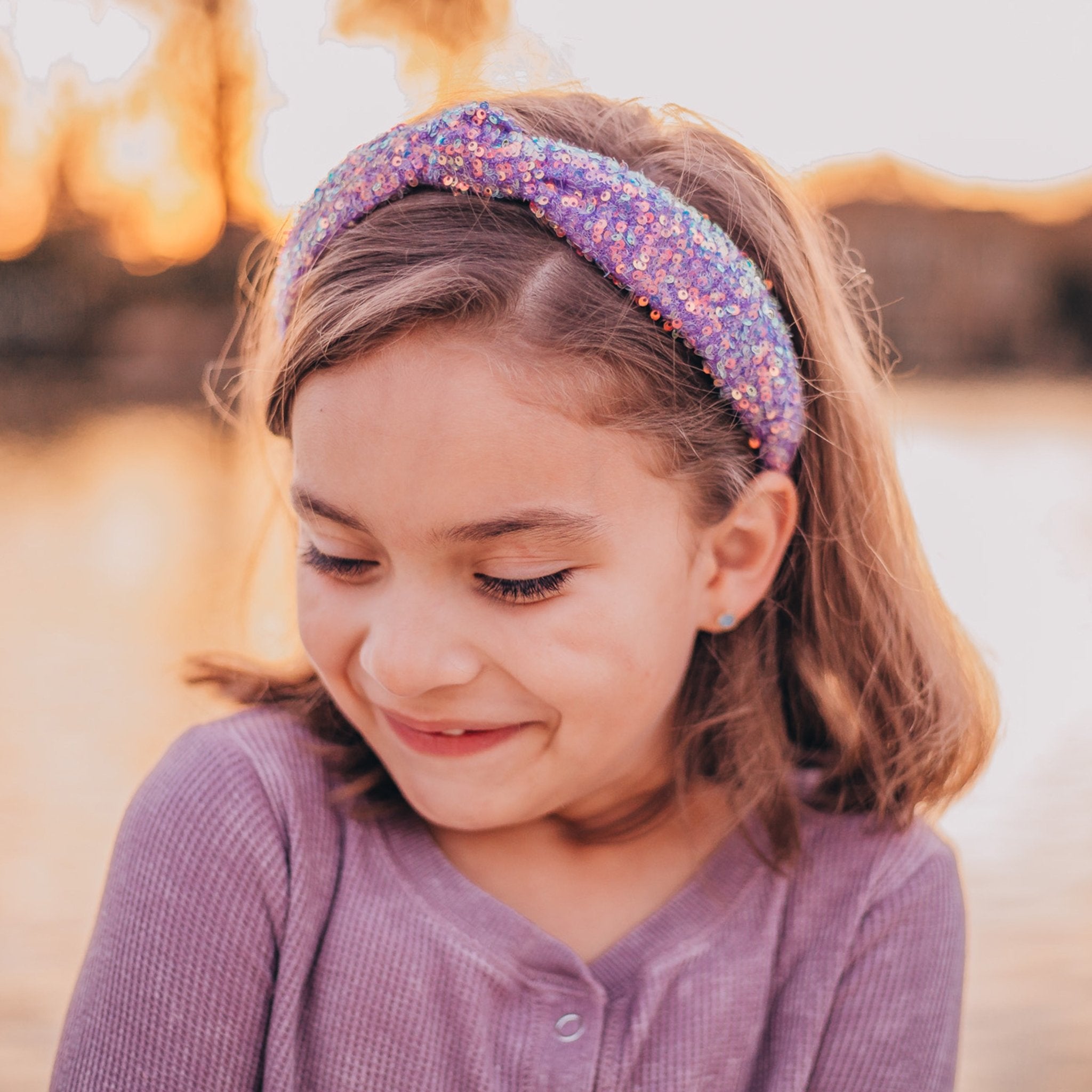 Sparkly Sequin Knot Headband - FROG SAC