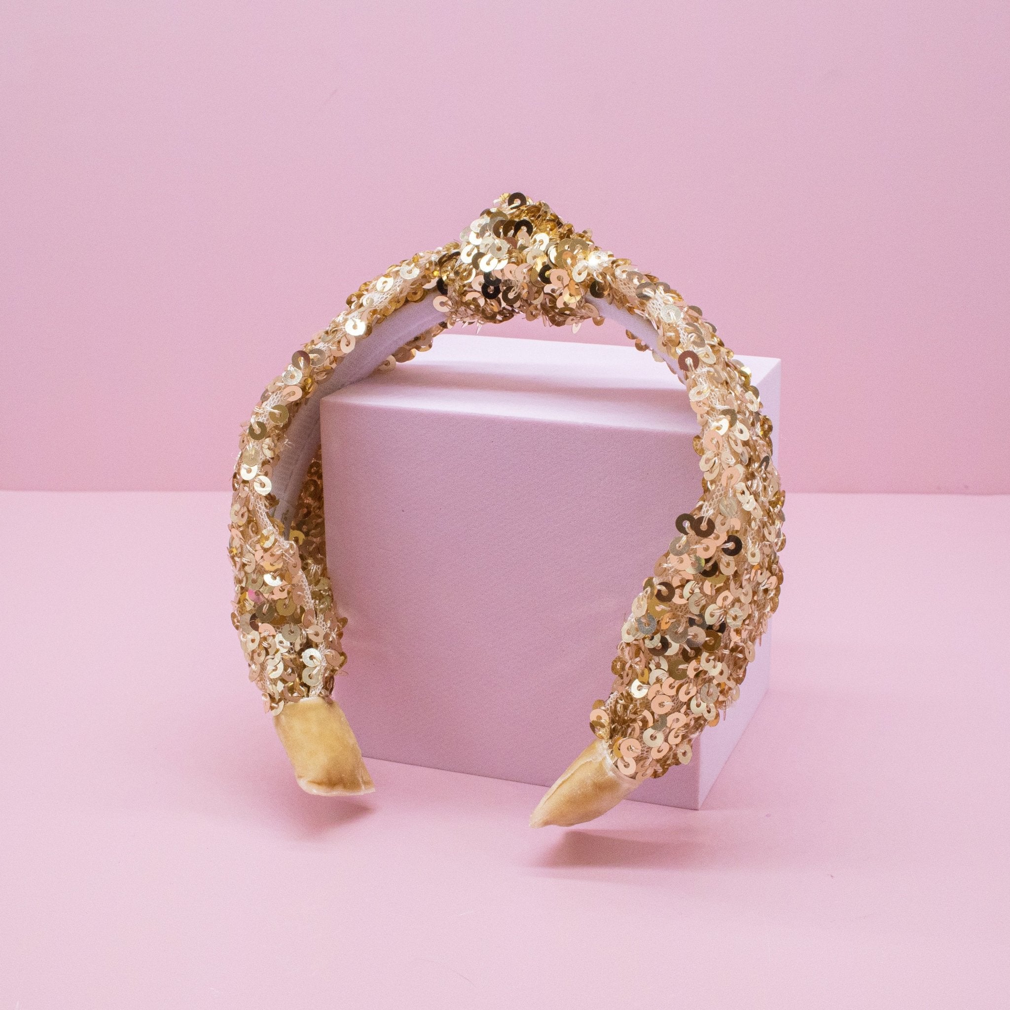 Sparkly Sequin Knot Headband - FROG SAC