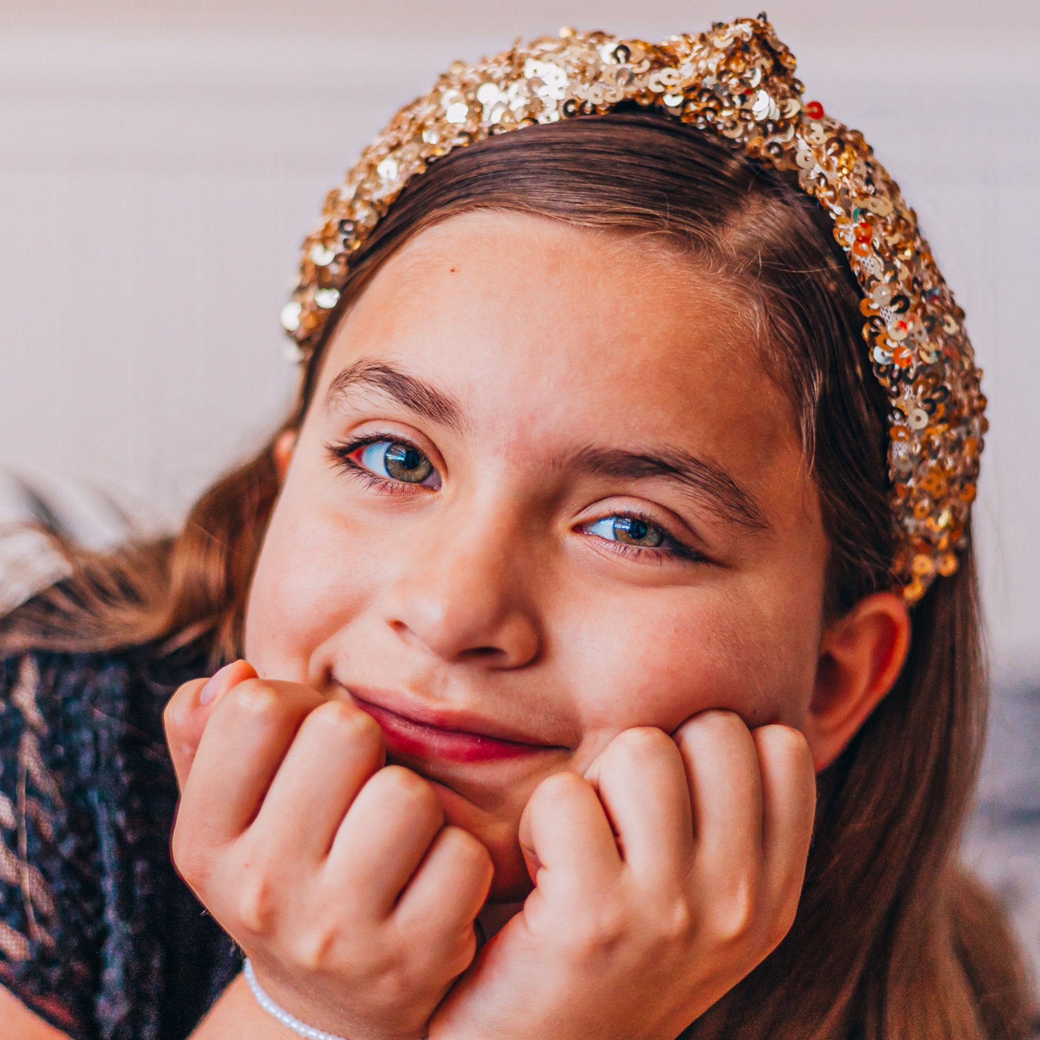 Sparkly Sequin Knot Headband - FROG SAC
