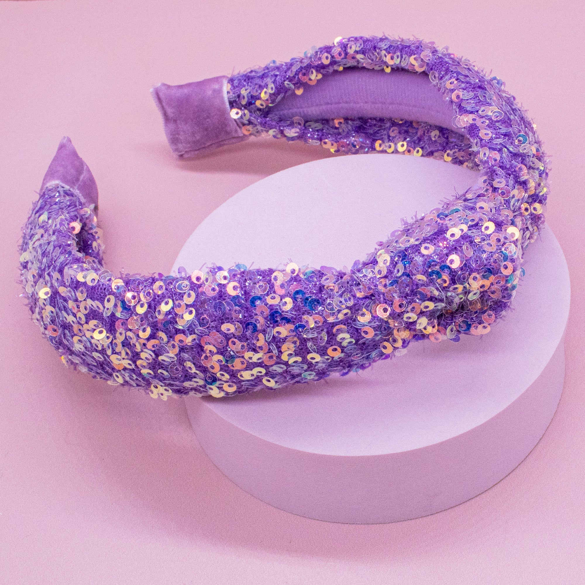 Sparkly Sequin Knot Headband - FROG SAC