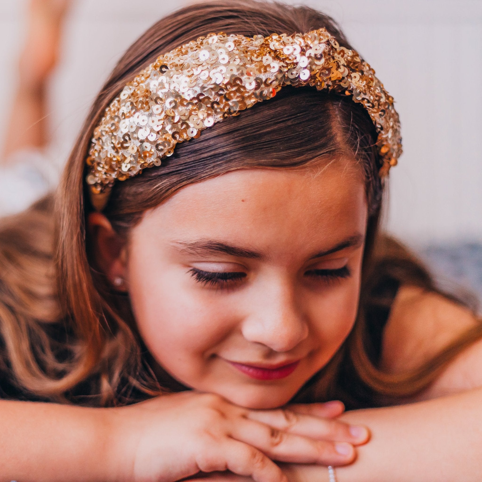 Sparkly Sequin Knot Headband - FROG SAC