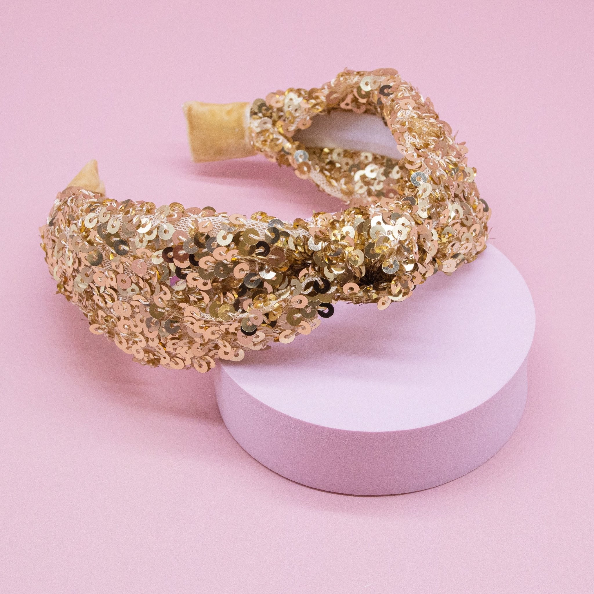 Sparkly Sequin Knot Headband - FROG SAC