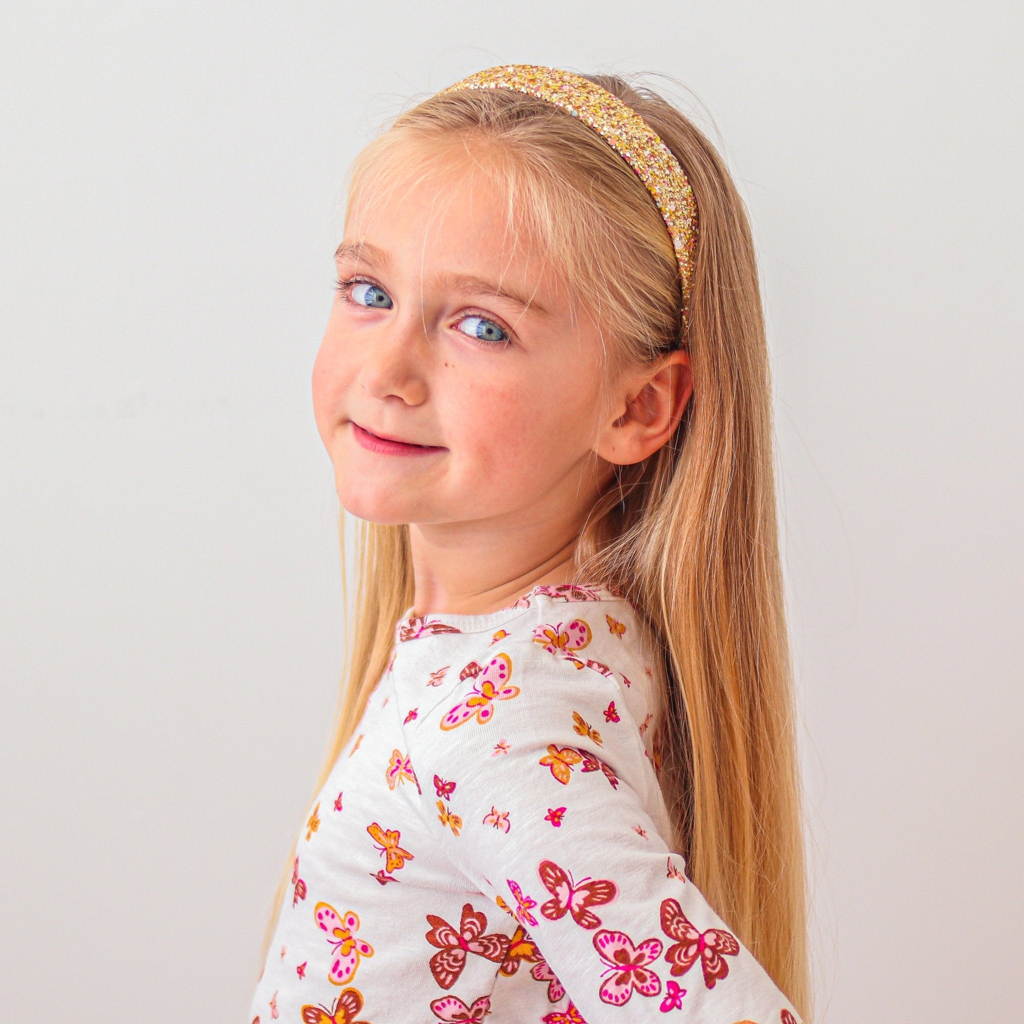 Tapered Chunky Glitter Headband - FROG SAC
