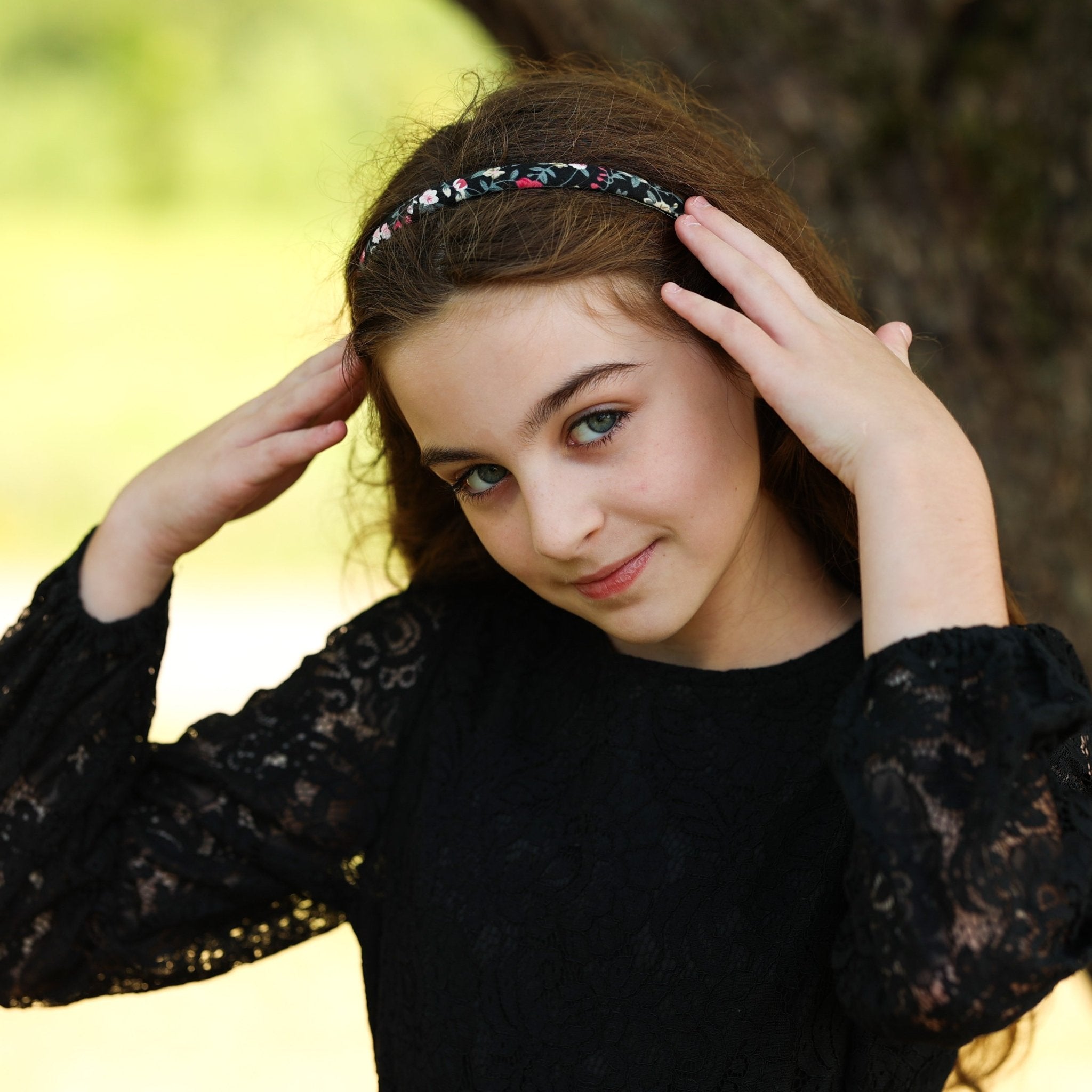 Thin Floral Headbands - 6 Pack - FROG SAC