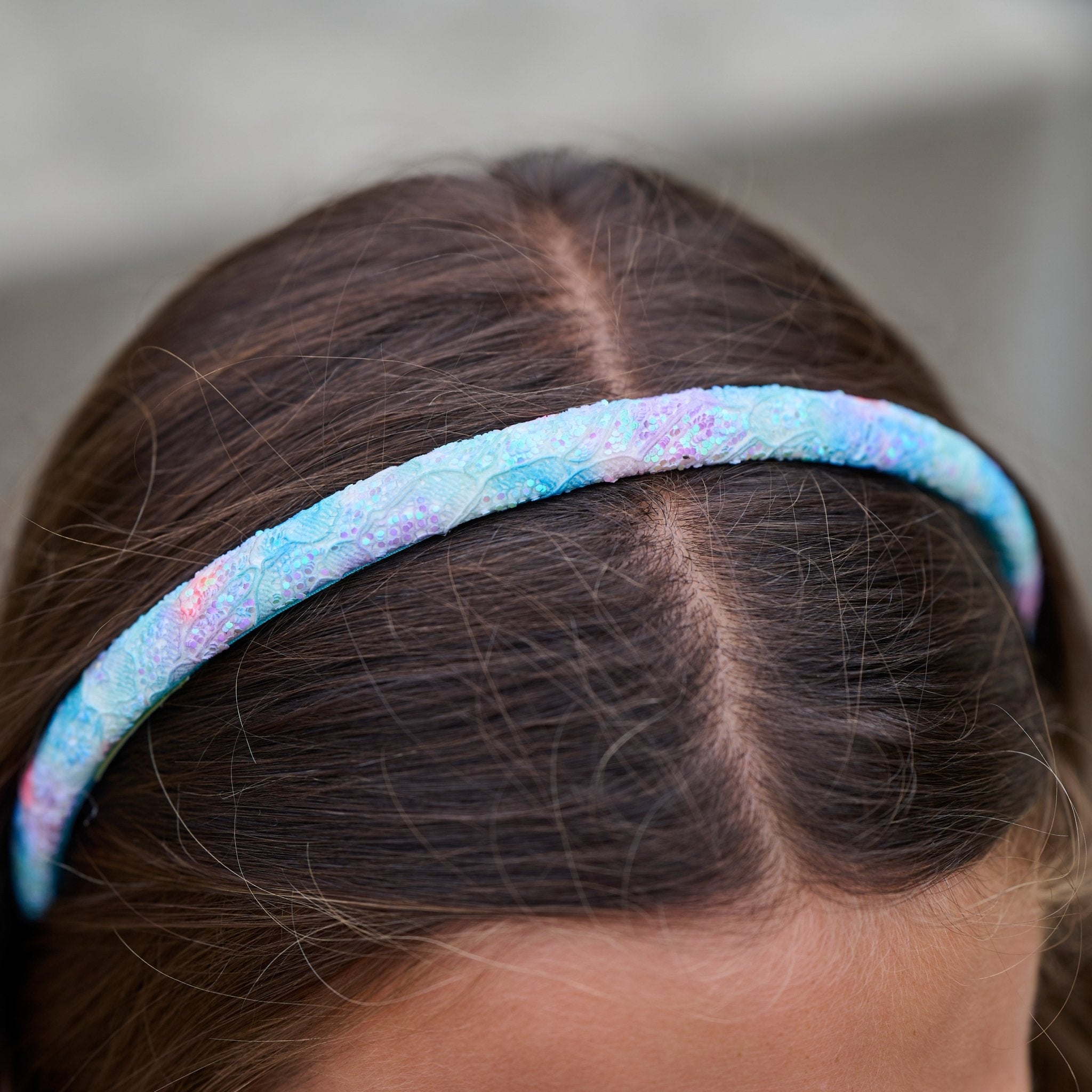 Thin Glitter Lace Headbands - 4 Pack - FROG SAC