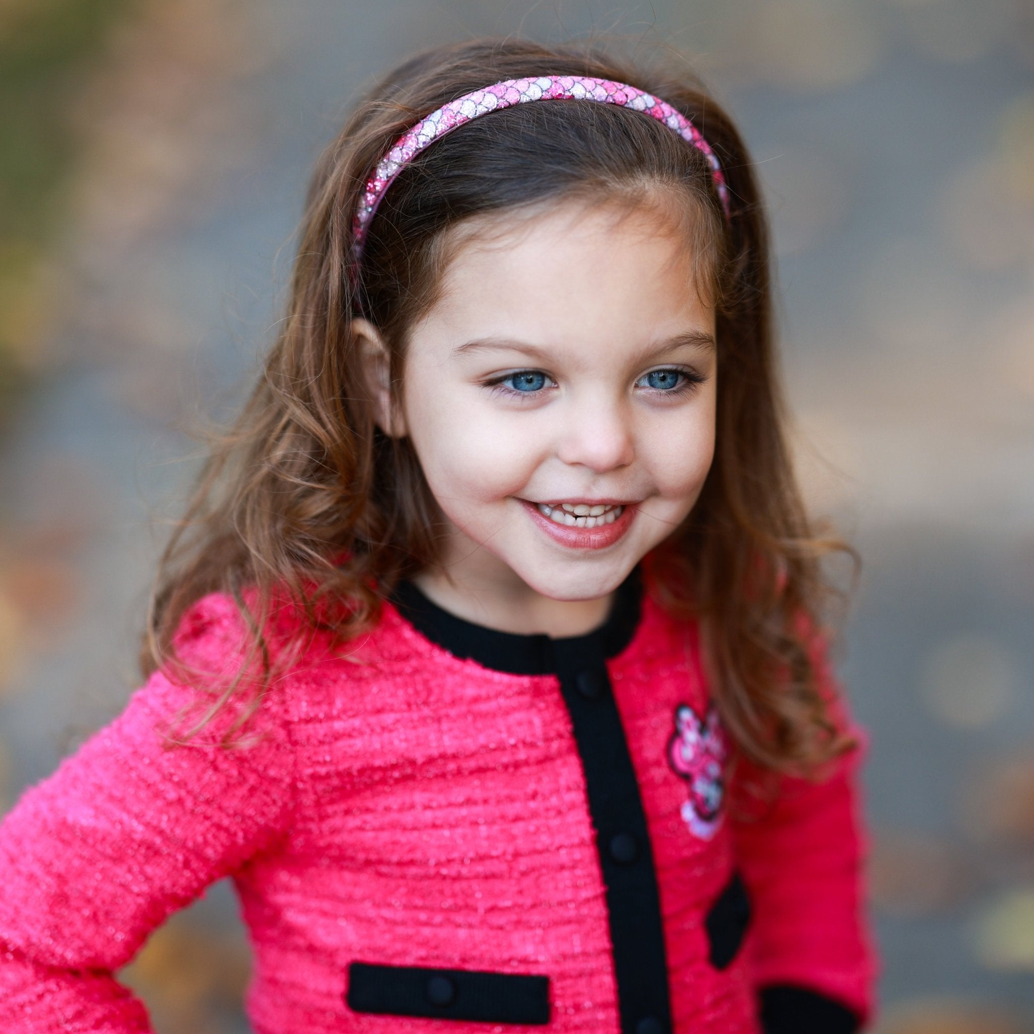 Thin Mermaid Glitter Headbands - 6 Pack - FROG SAC