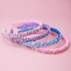 Thin Sequin Headbands - 4 Pack - FROG SAC