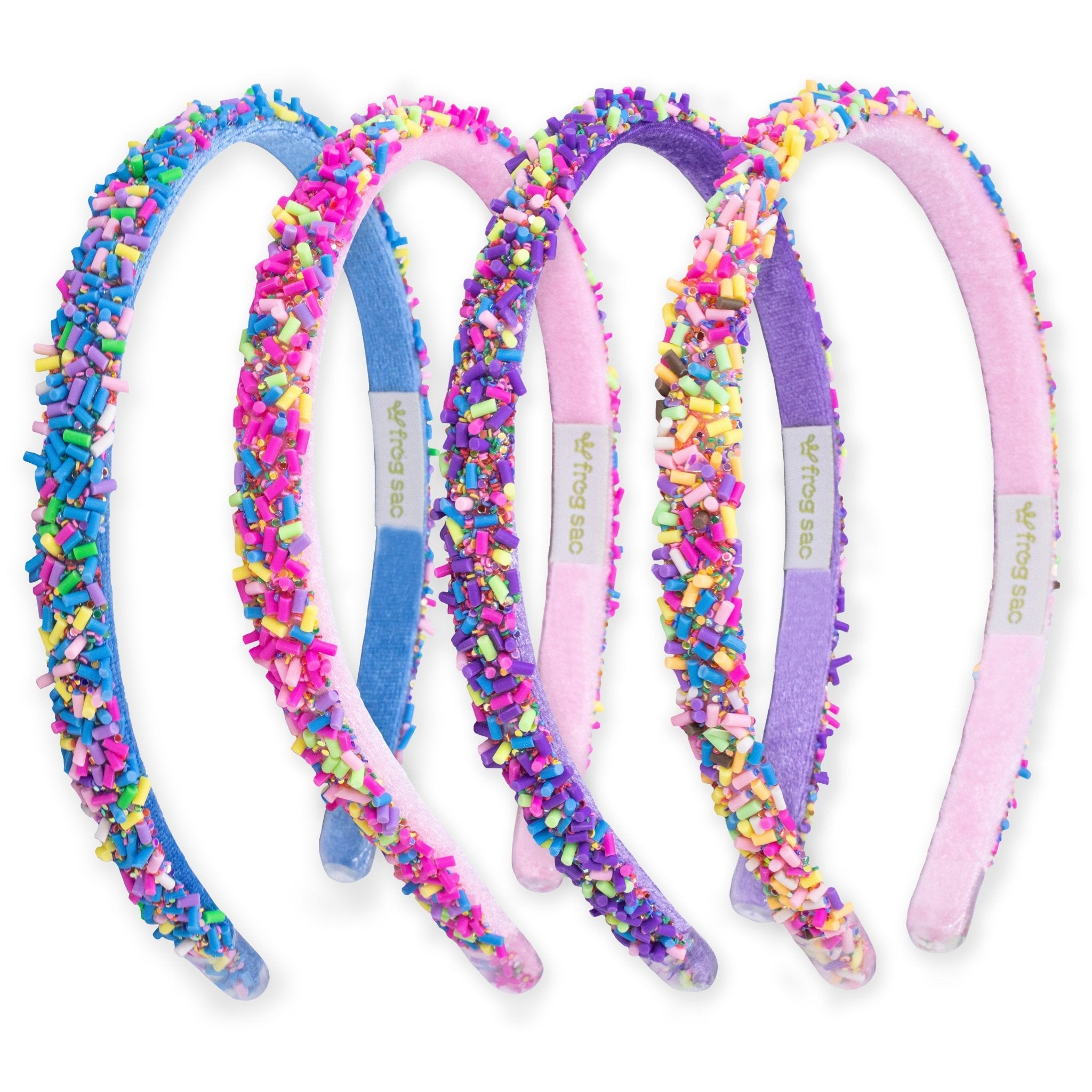 Thin Sprinkle Headbands - 4 Pack - FROG SAC