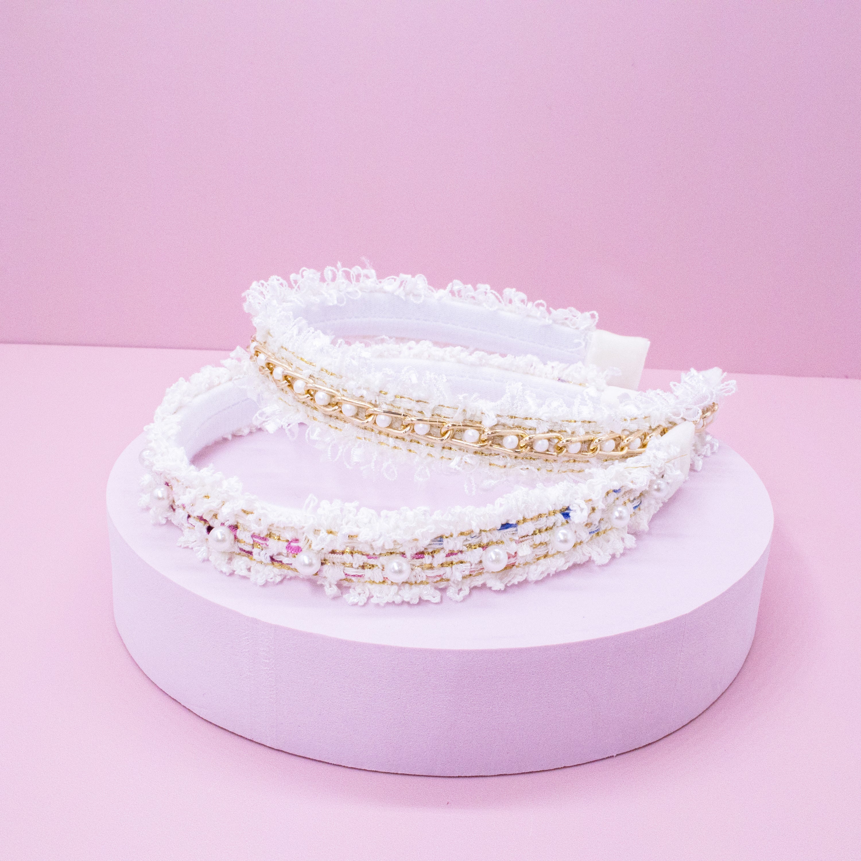 Confetti Pearl Headbands - 2 Pack