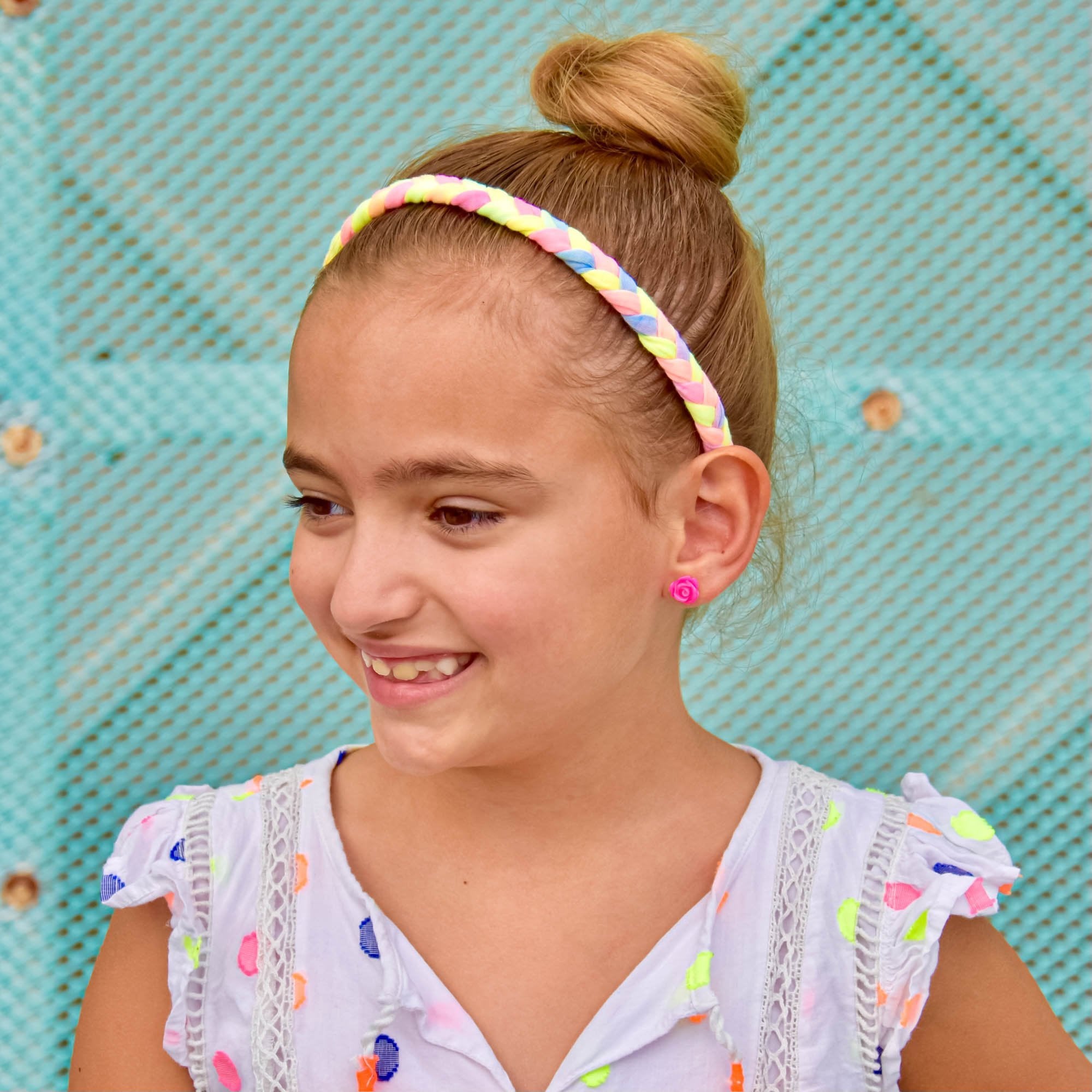 Adjustable Braided Headbands - Tie Dye 4 Pack - FROG SAC