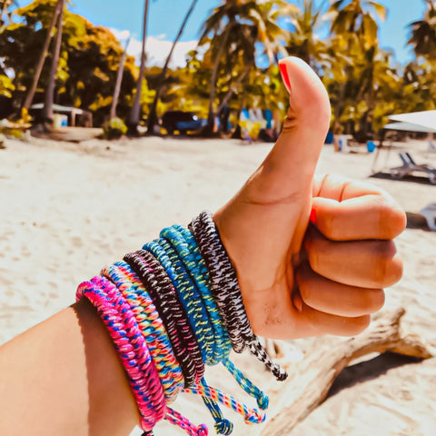 Adjustable Braided Paracord Bracelets (Wrap Braid) - FROG SAC