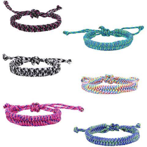 Adjustable Braided Paracord Bracelets (Wrap Braid) - FROG SAC