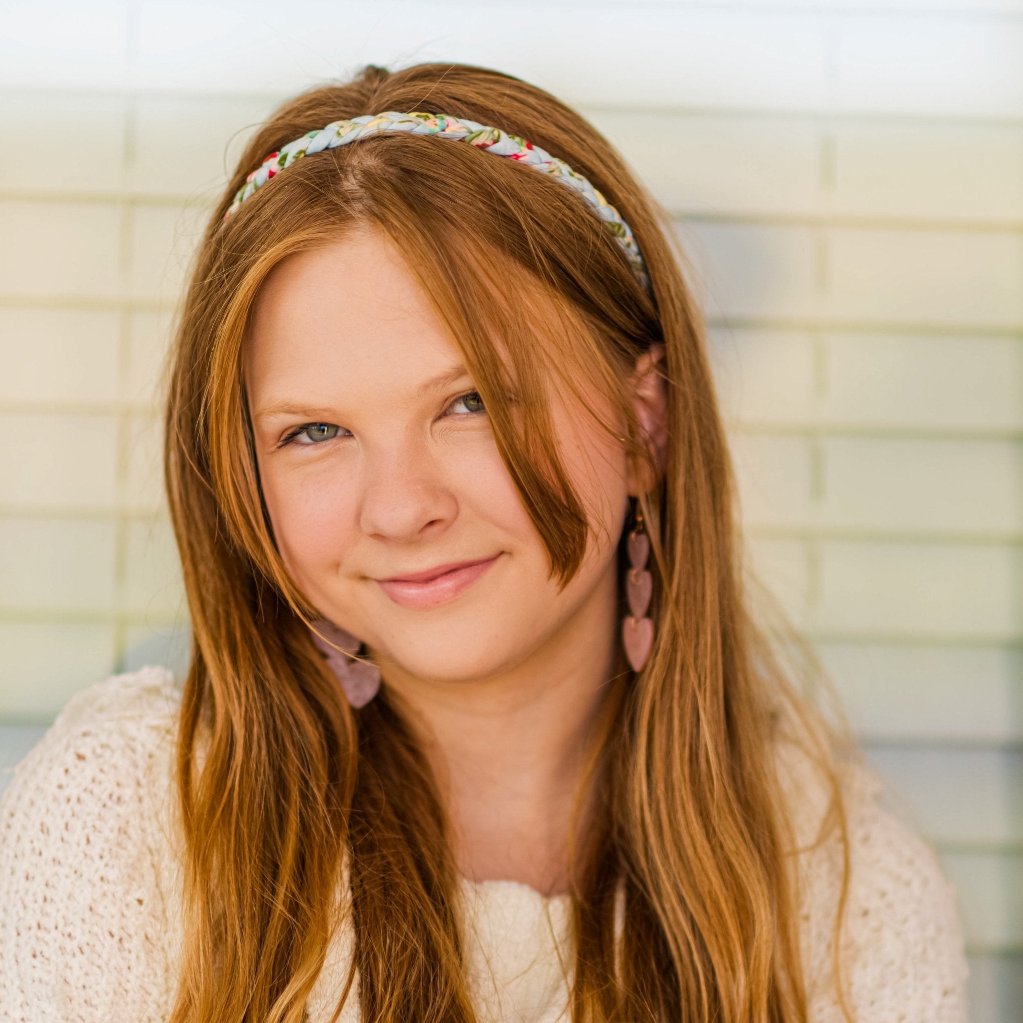 Adjustable Floral Braided Headband - FROG SAC