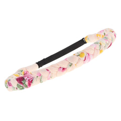 Adjustable Floral Braided Headband - FROG SAC
