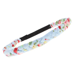 Adjustable Floral Braided Headband - FROG SAC